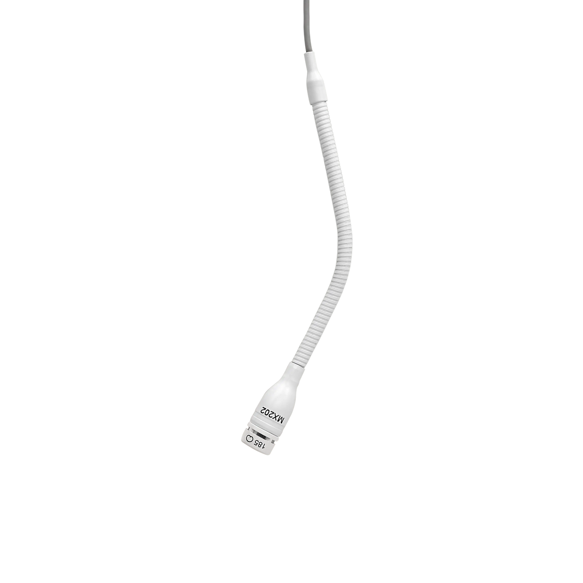 Shure MX202WP-A/MS - Mini-Shotgun Overhead Mic with Plate Preamp - White - product view 1