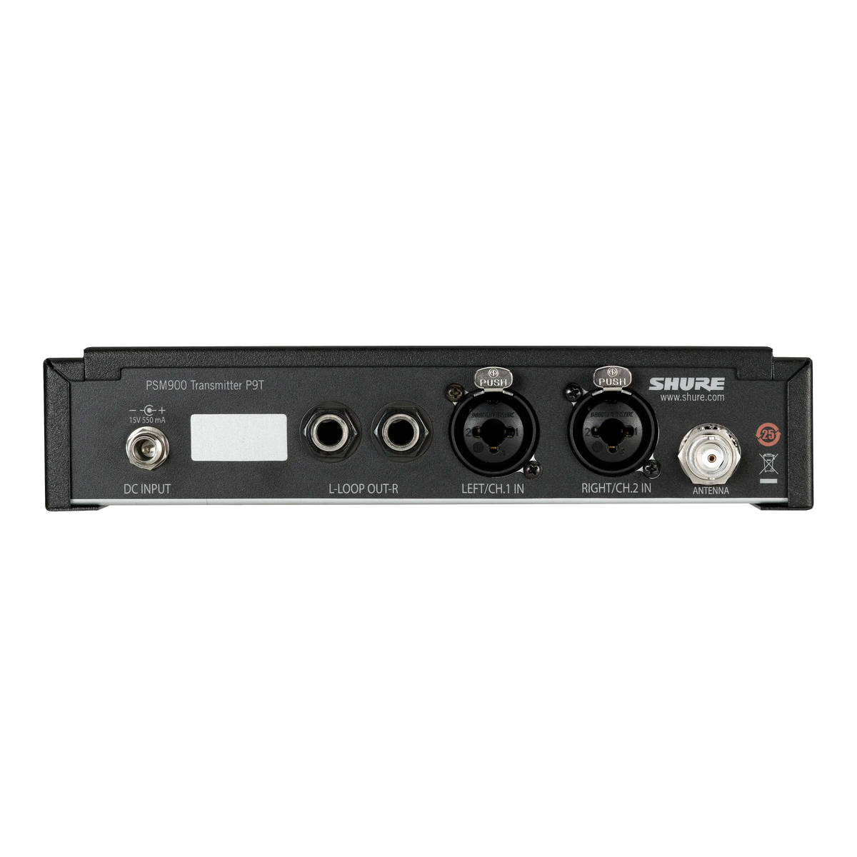 Shure P9T-H21 - PSM900 Transmitter - product view 2