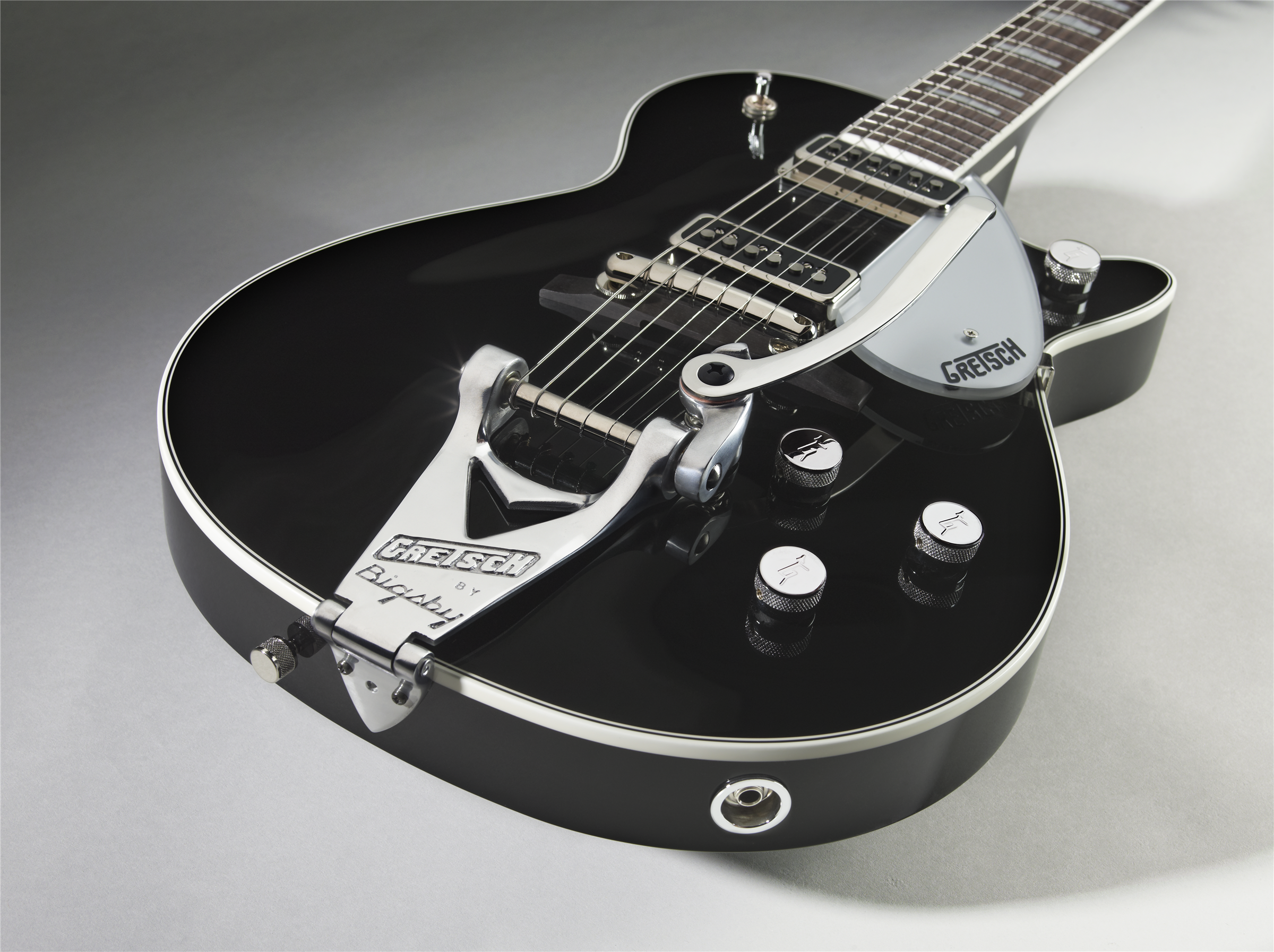 Gretsch G6128T-GH George Harrison Signature Duo Jet™ with Bigsby®, Rosewood Fingerboard, Black