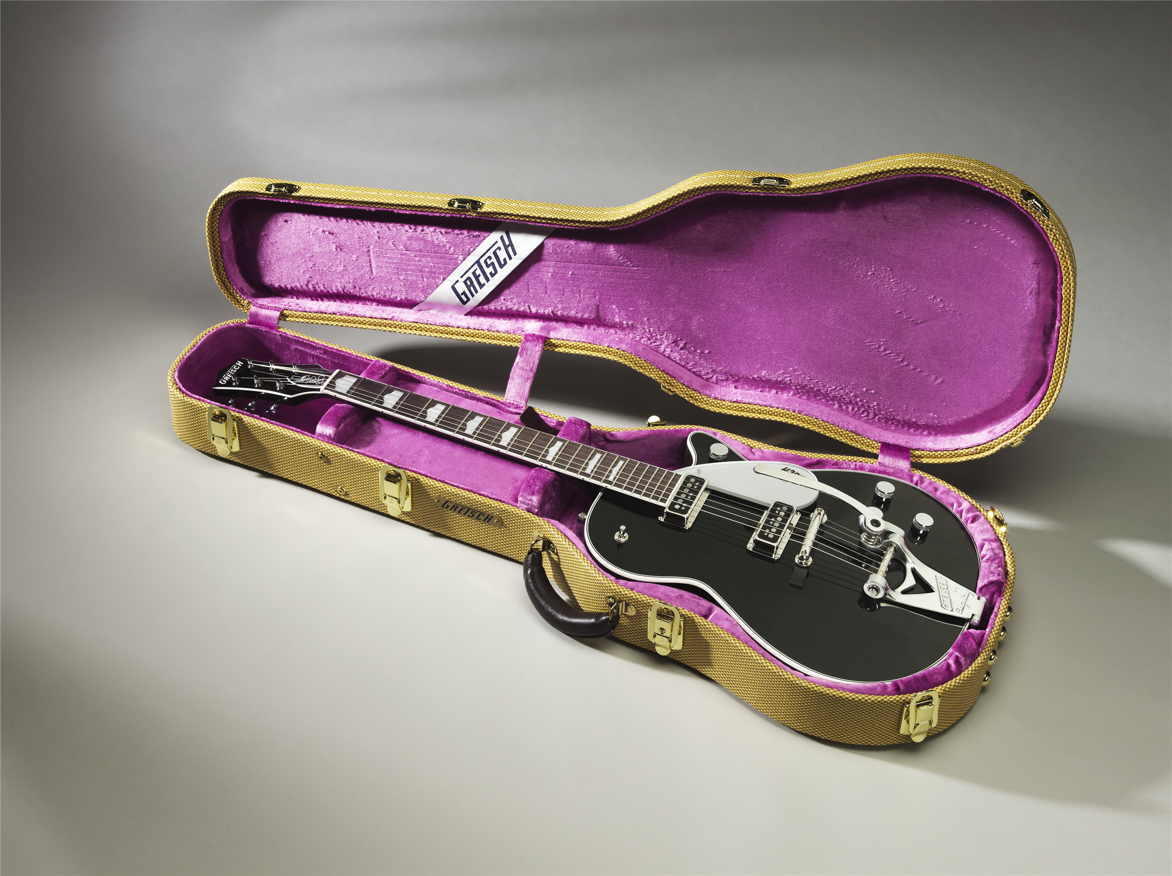 Gretsch G6128T-GH George Harrison Signature Duo Jet™ with Bigsby®, Rosewood Fingerboard, Black