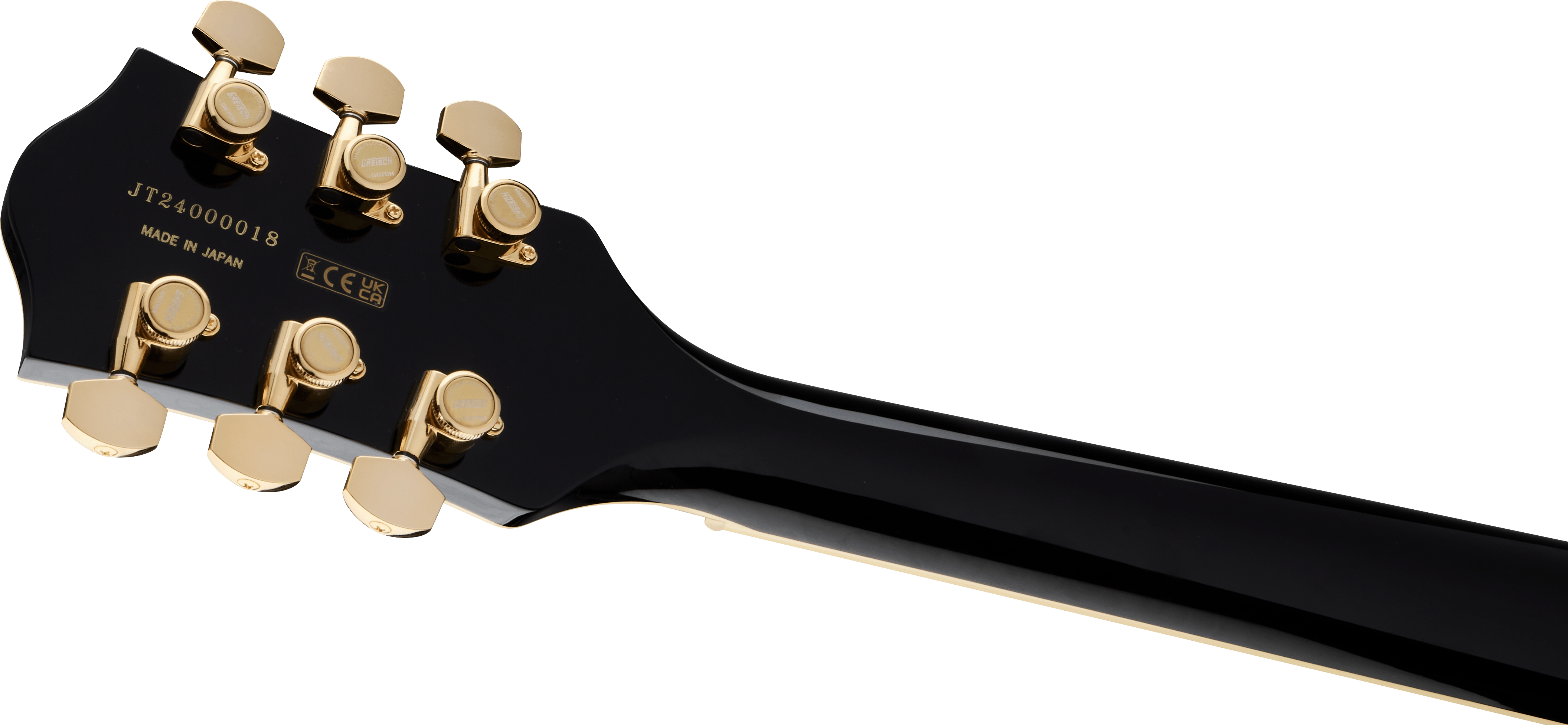 Gretsch Broadkaster® LX Center Block with String-Thru Bigsby® and Gold Hardware, Ebony Fingerboard, Black