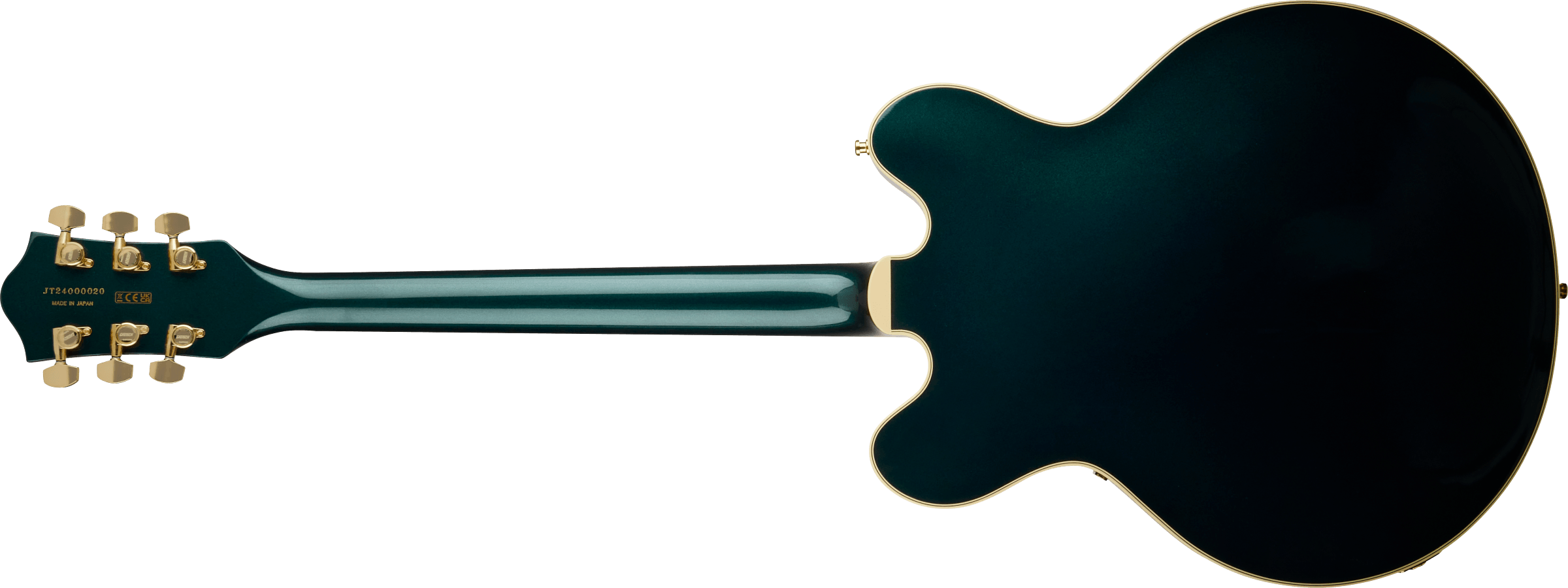 Gretsch Broadkaster® LX Center Block with String-Thru Bigsby® and Gold Hardware, Ebony Fingerboard, Cadillac Green