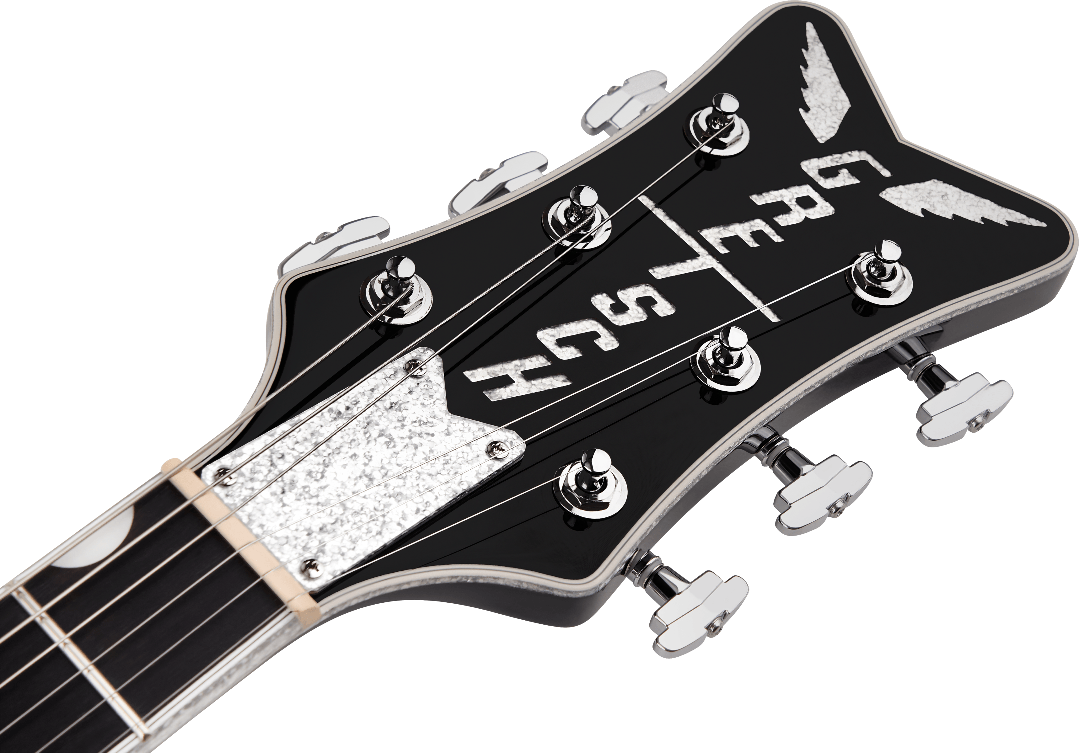 Gretsch G6636TSL Players Edition Silver Falcon™ Center Block Double-Cut with String-Thru Bigsby®, Filter’Tron™ Pickups, Black