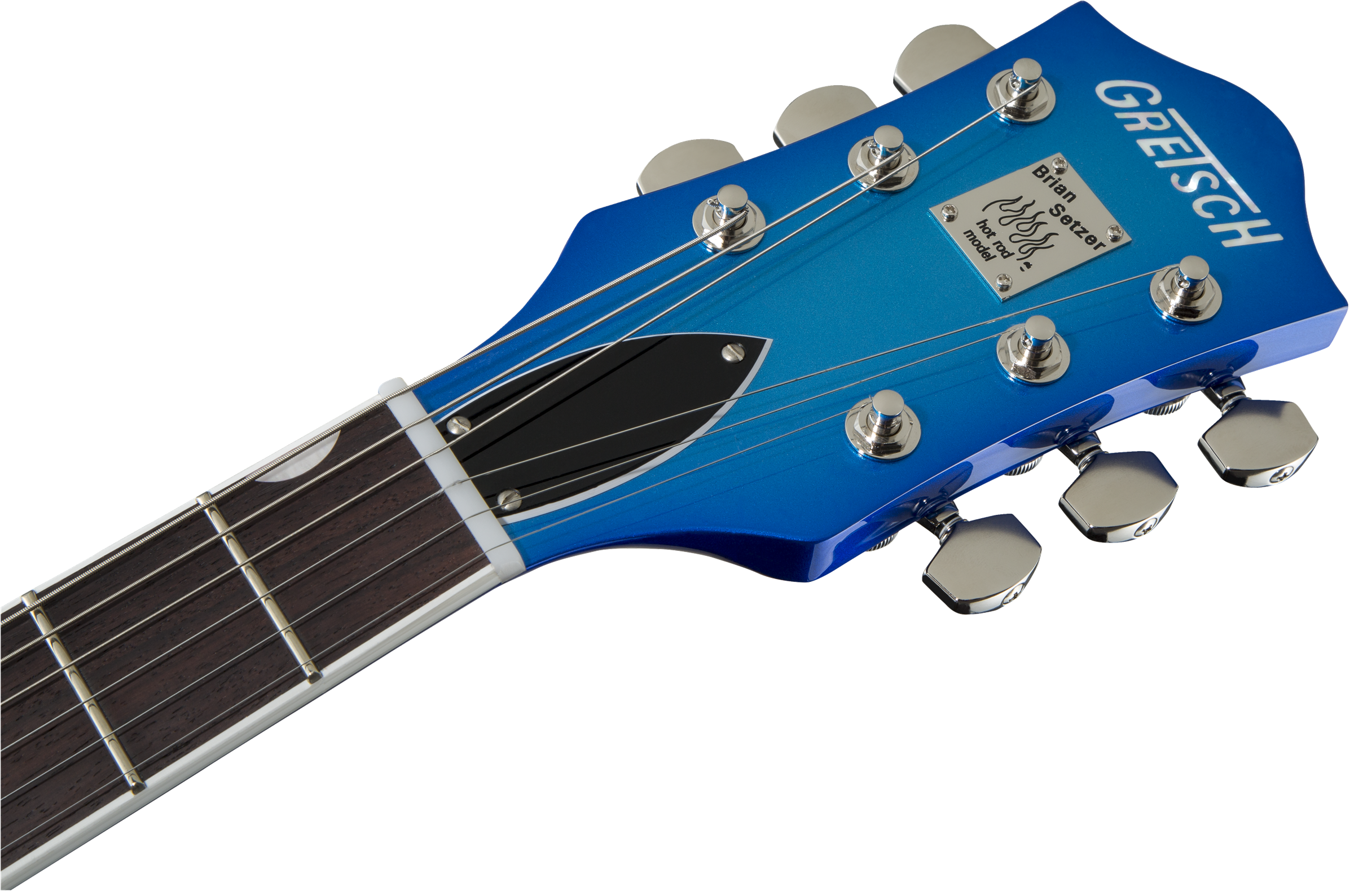 Gretsch G6120T-HR Brian Setzer Signature Hot Rod Hollow Body with Bigsby®, Rosewood Fingerboard, Candy Blue Burst