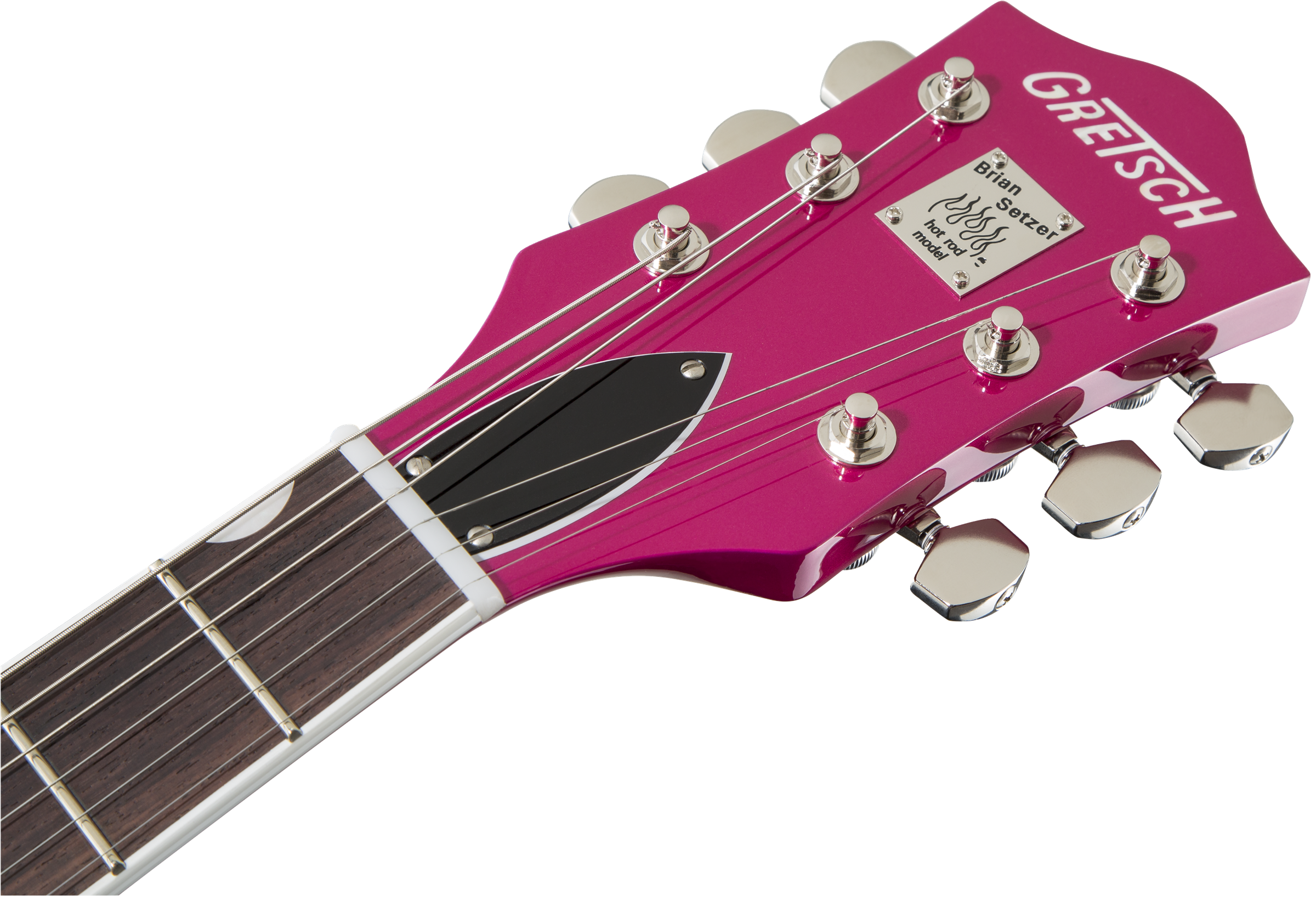 Gretsch G6120T-HR Brian Setzer Signature Hot Rod Hollow Body with Bigsby®, Rosewood Fingerboard, Candy Magenta