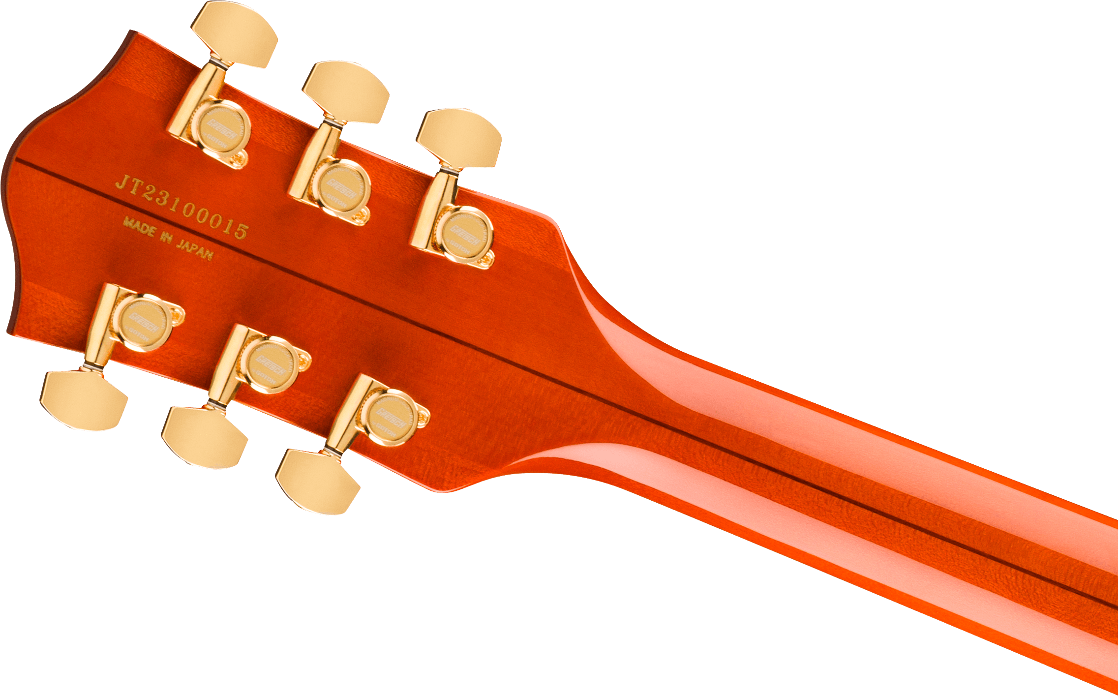 Gretsch Nashville® Hollow Body with String-Thru Bigsby® and Gold Hardware, Ebony Fingerboard, Orange Stain