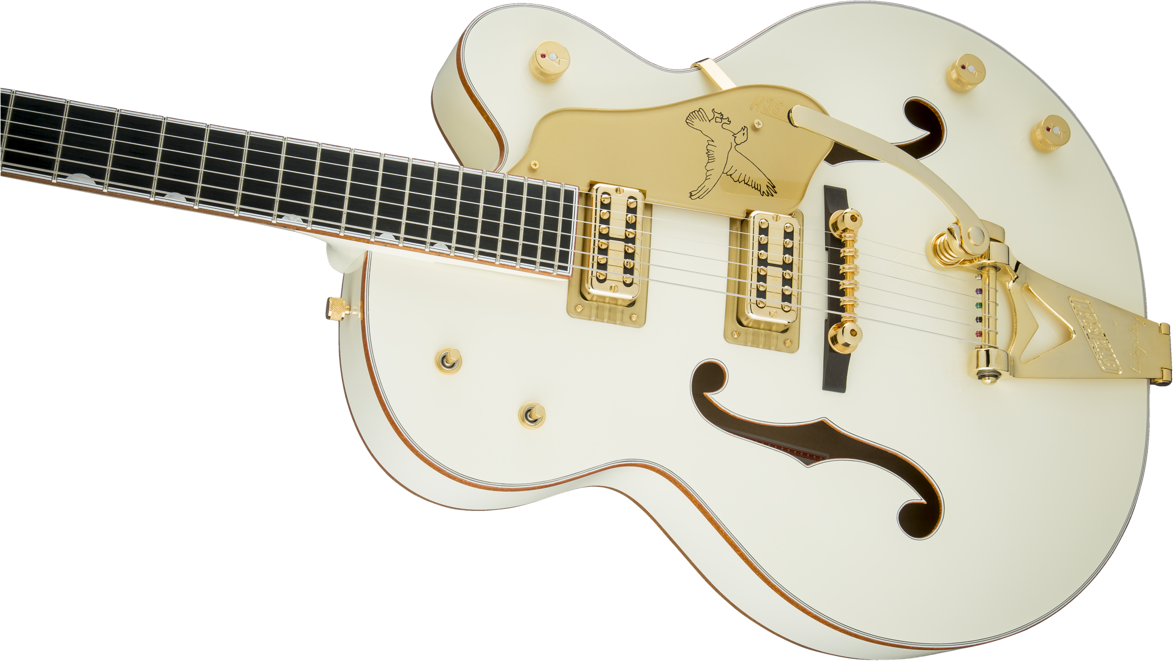 Gretsch G6136T-59 Vintage Select Edition '59 Falcon™ Hollow Body with Bigsby®, TV Jones®, Vintage White, Lacquer