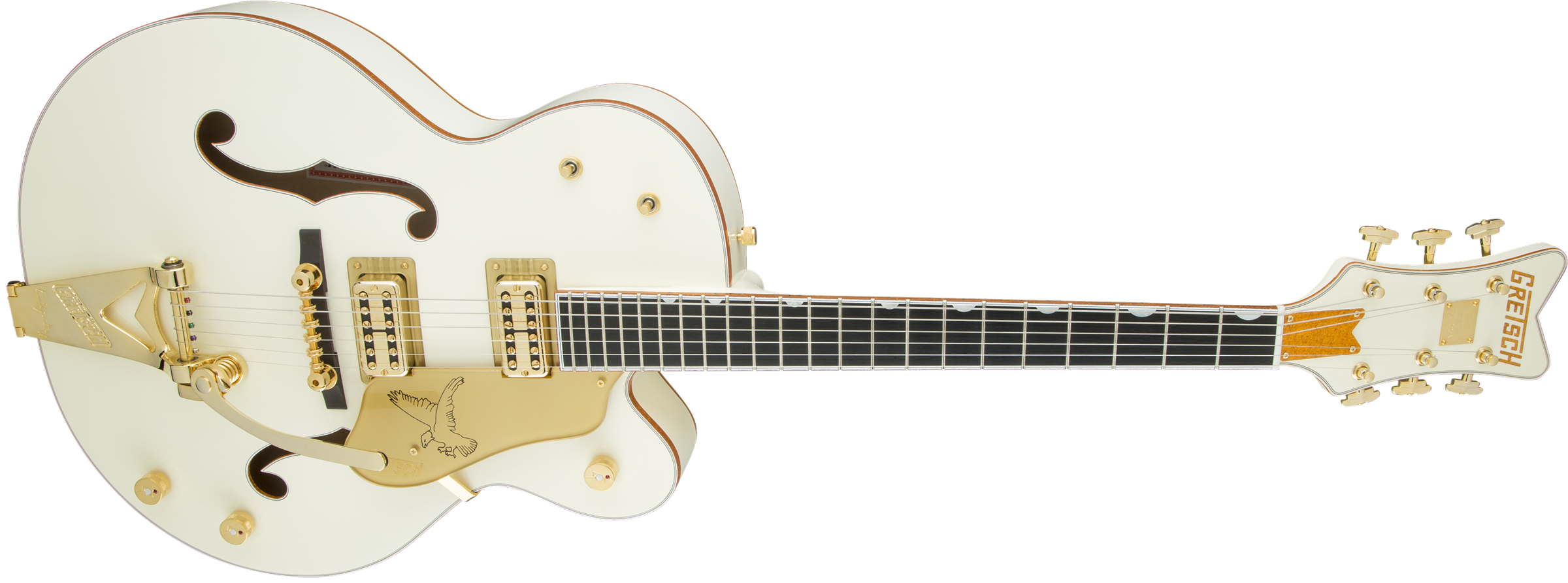 Gretsch G6136T-59 Vintage Select Edition '59 Falcon™ Hollow Body with Bigsby®, TV Jones®, Vintage White, Lacquer