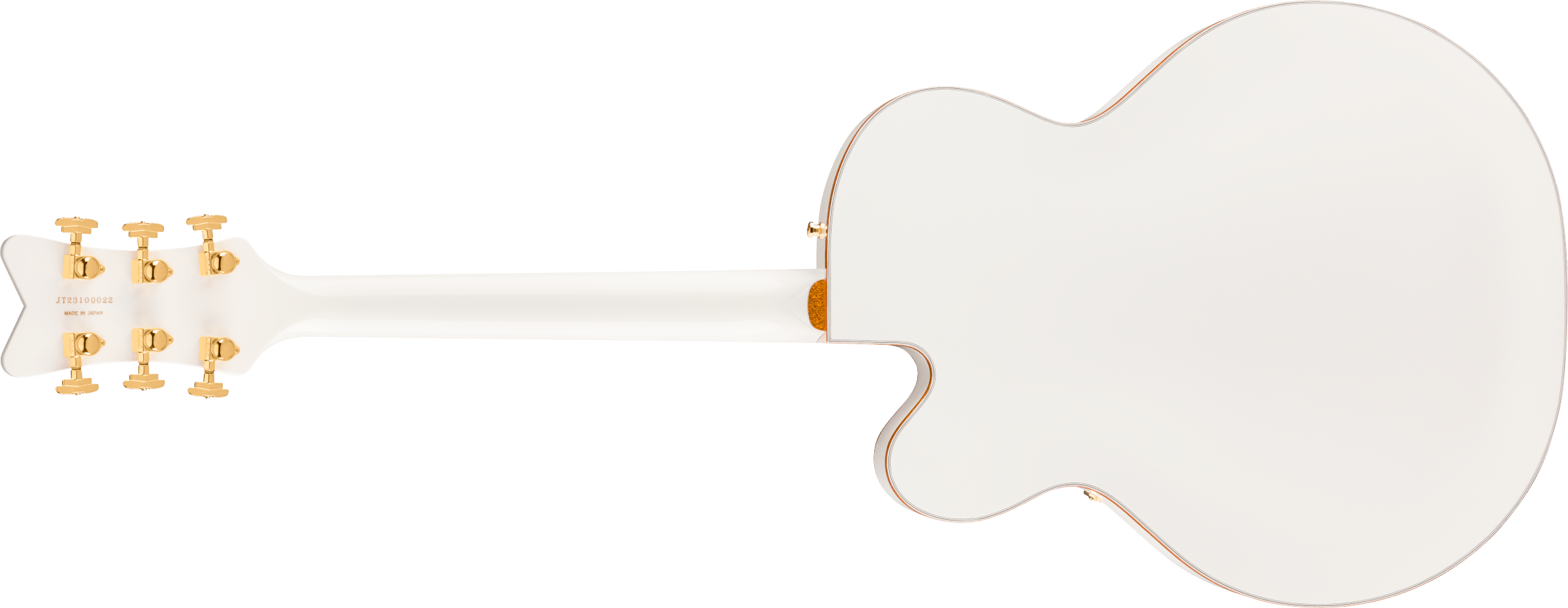 Gretsch Falcon™ Hollow Body with String-Thru Bigsby® and Gold Hardware, Ebony Fingerboard, White
