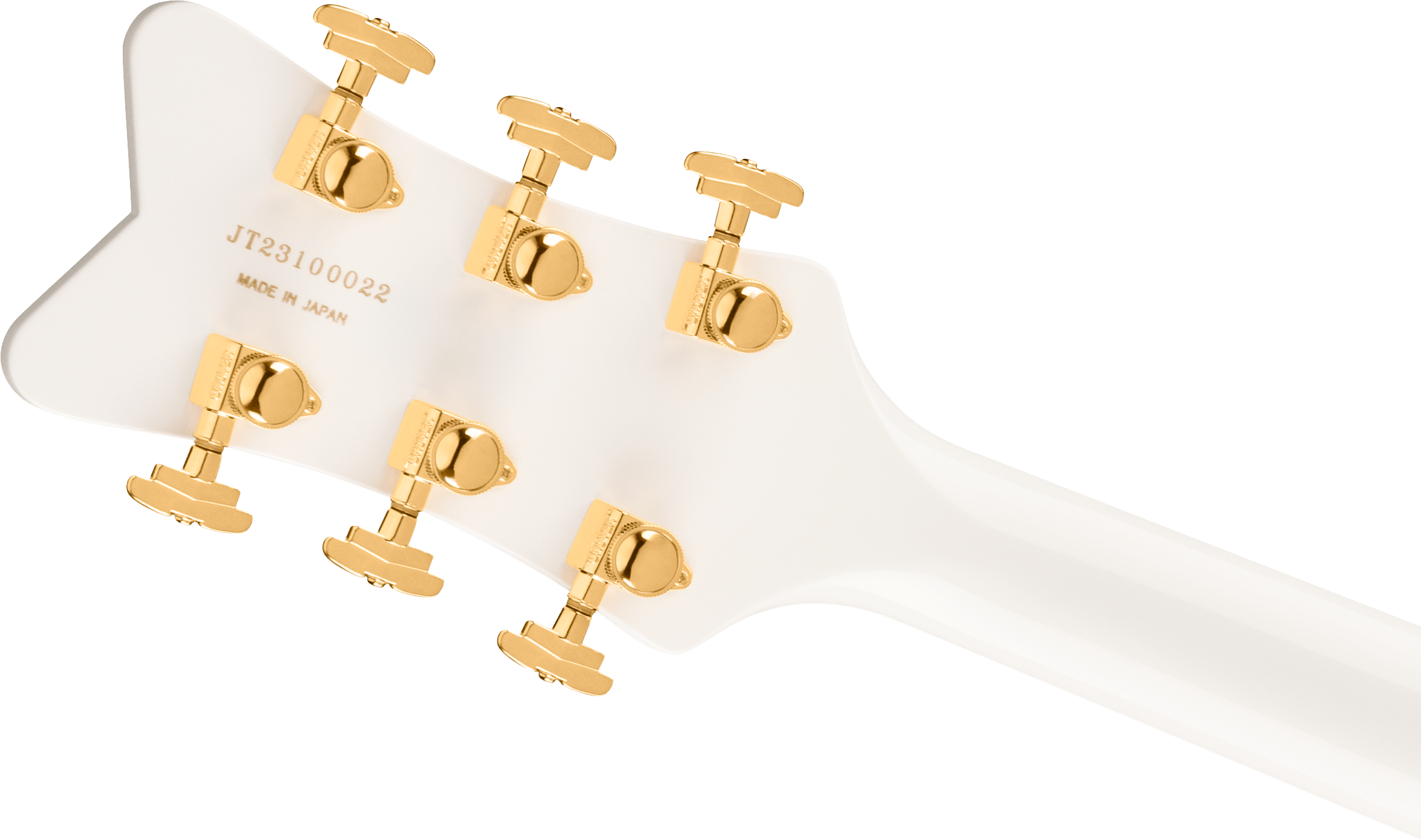 Gretsch Falcon™ Hollow Body with String-Thru Bigsby® and Gold Hardware, Ebony Fingerboard, White