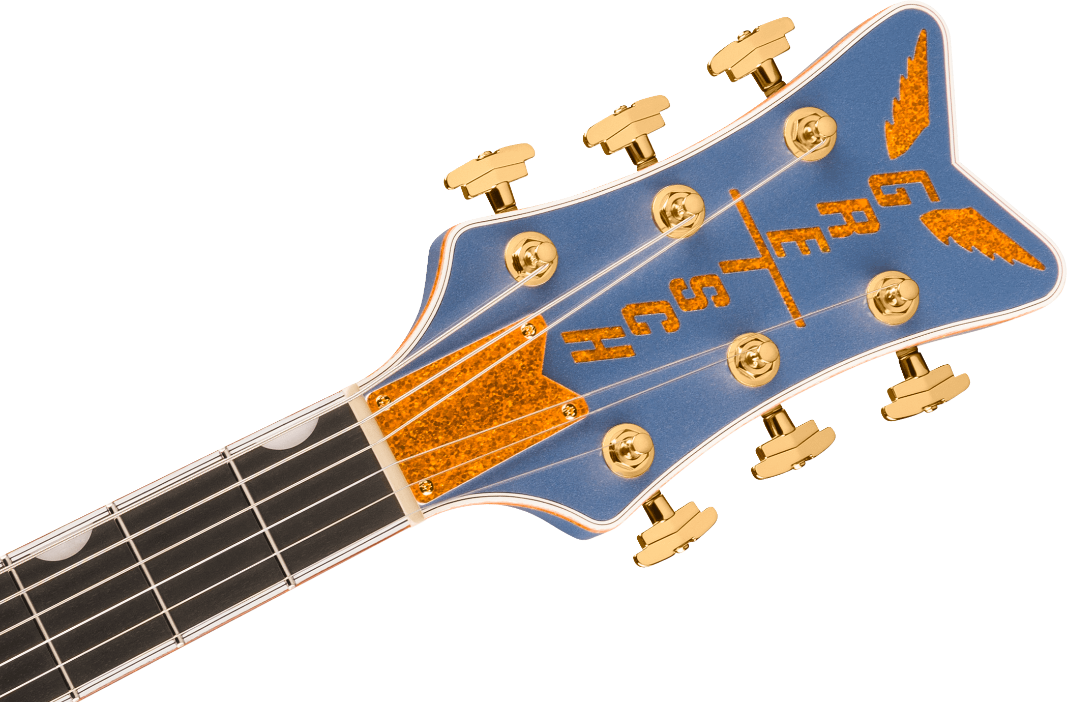 Gretsch Falcon™ Hollow Body with String-Thru Bigsby® and Gold Hardware, Ebony Fingerboard, Cerulean Smoke