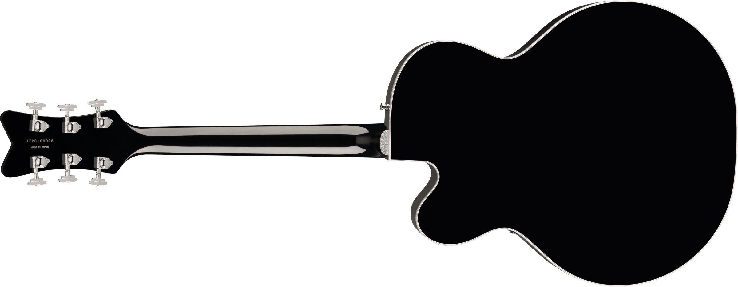 Gretsch Falcon™ Hollow Body with String-Thru Bigsby® and Chrome Hardware, Ebony Fingerboard, Black