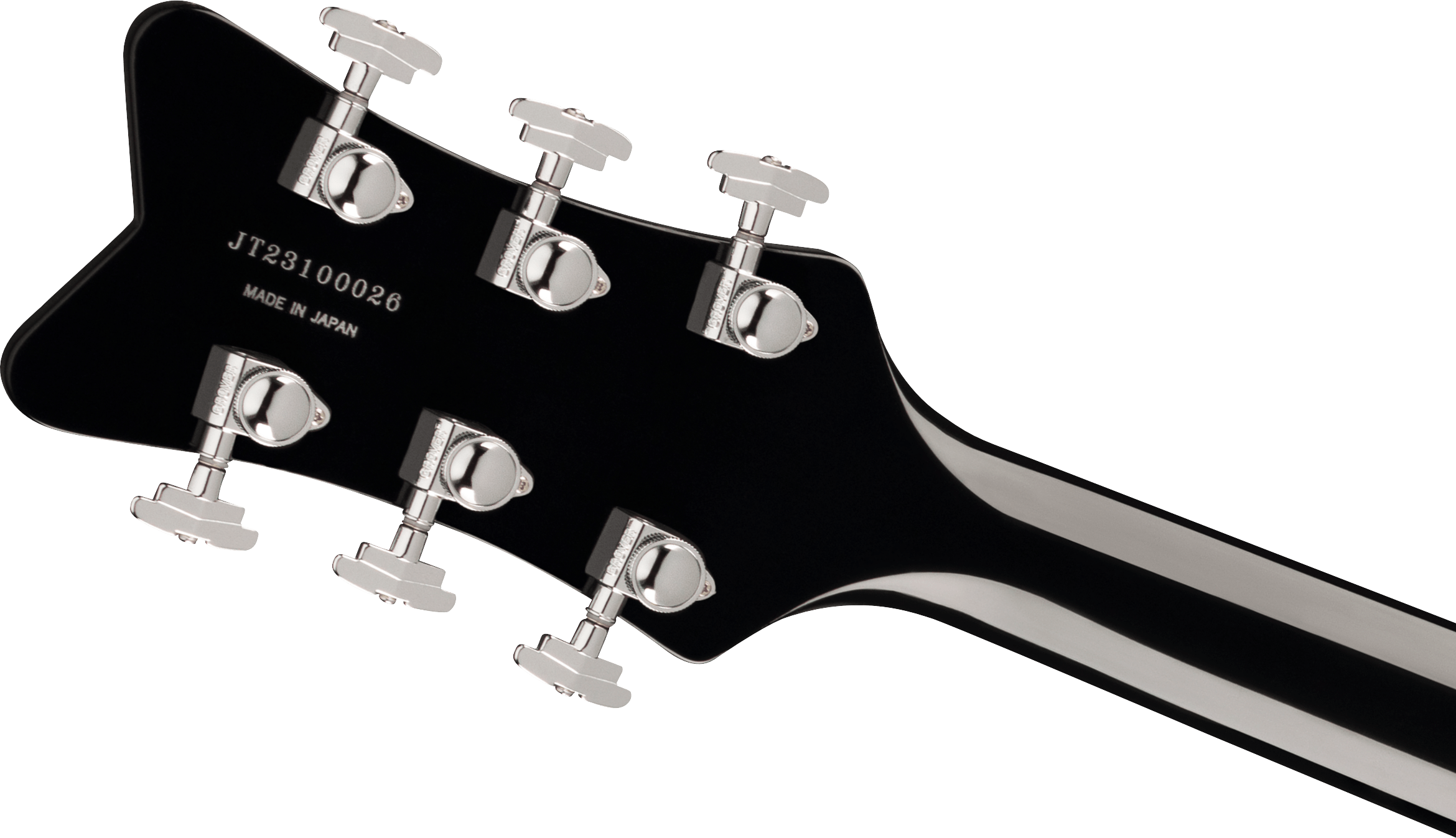 Gretsch Falcon™ Hollow Body with String-Thru Bigsby® and Chrome Hardware, Ebony Fingerboard, Black