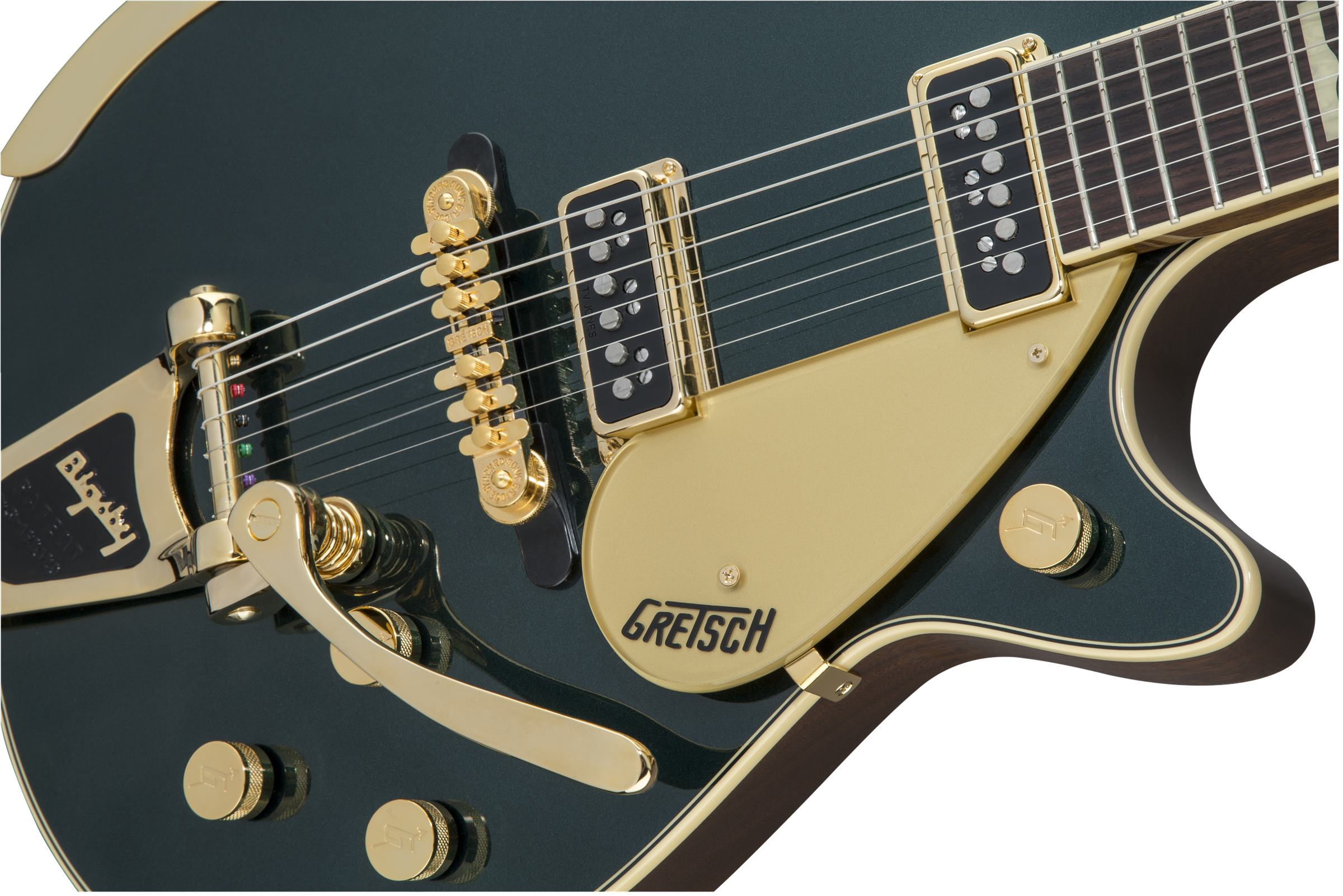 Gretsch G6128T-57 Vintage Select ’57 Duo Jet™ with Bigsby®, TV Jones®, Cadillac Green