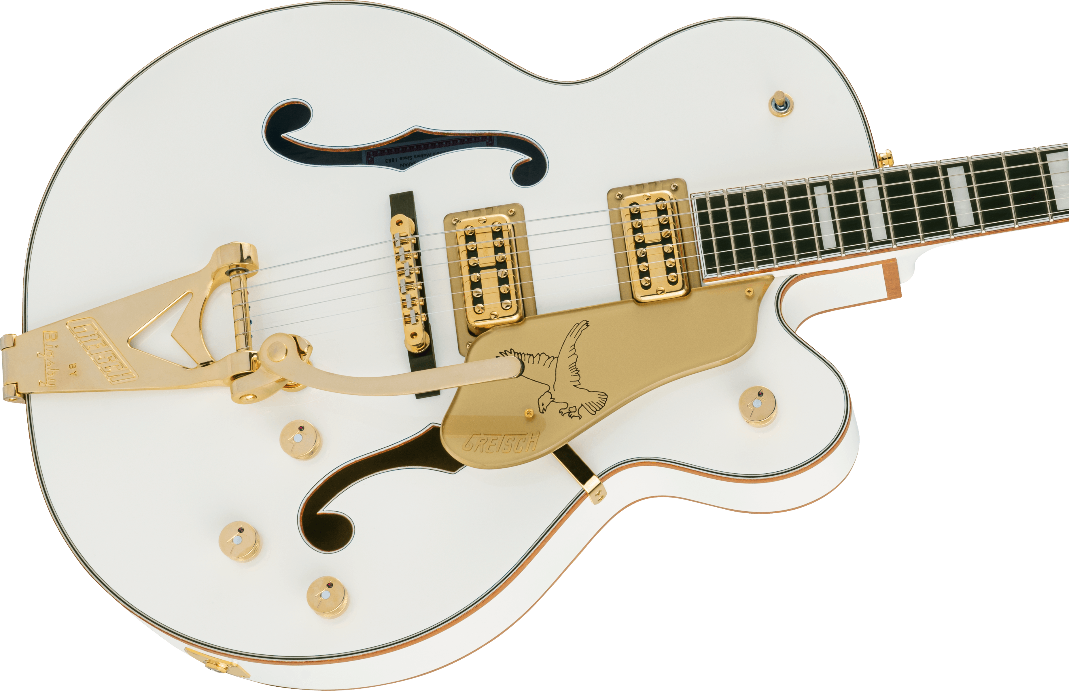 Gretsch G6136T-MGC Michael Guy Chislett Signature Falcon™ with Bigsby®, Ebony Fingerboard, Vintage White