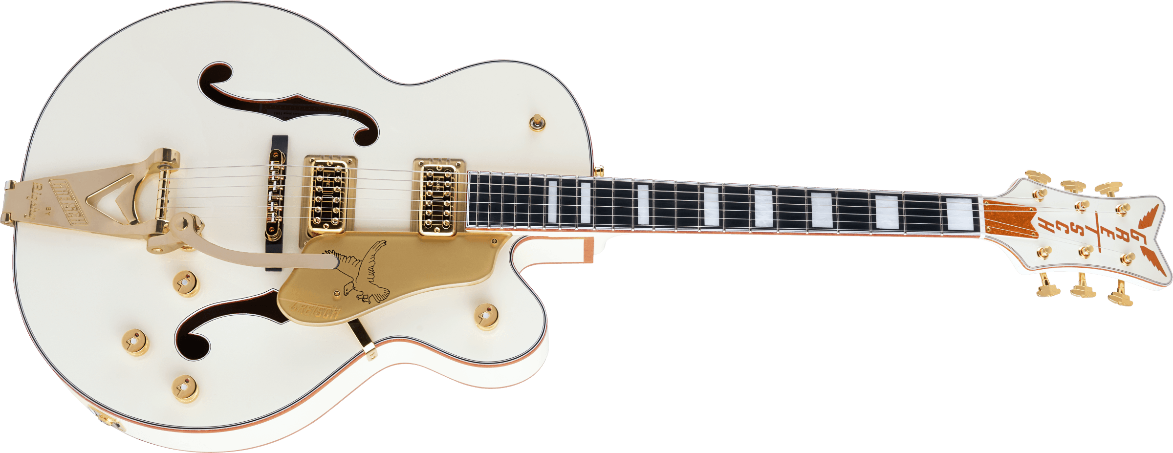 Gretsch G6136T-MGC Michael Guy Chislett Signature Falcon™ with Bigsby®, Ebony Fingerboard, Vintage White