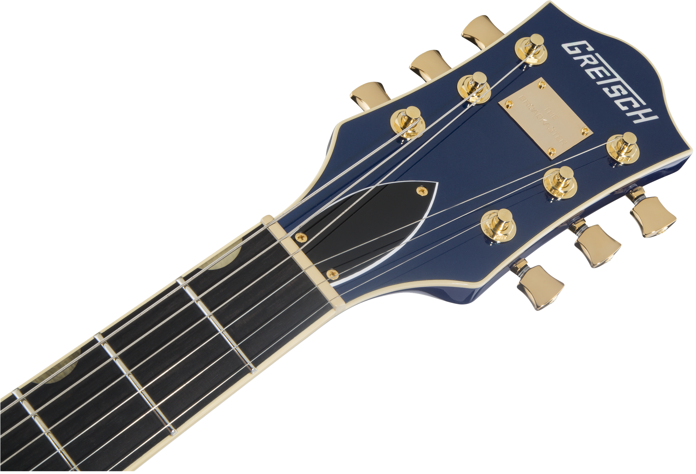 Gretsch G6659TG Players Edition Broadkaster® Jr. Center Block Single-Cut with String-Thru Bigsby® and Gold Hardware, Ebony Fingerboard, Azure Metallic