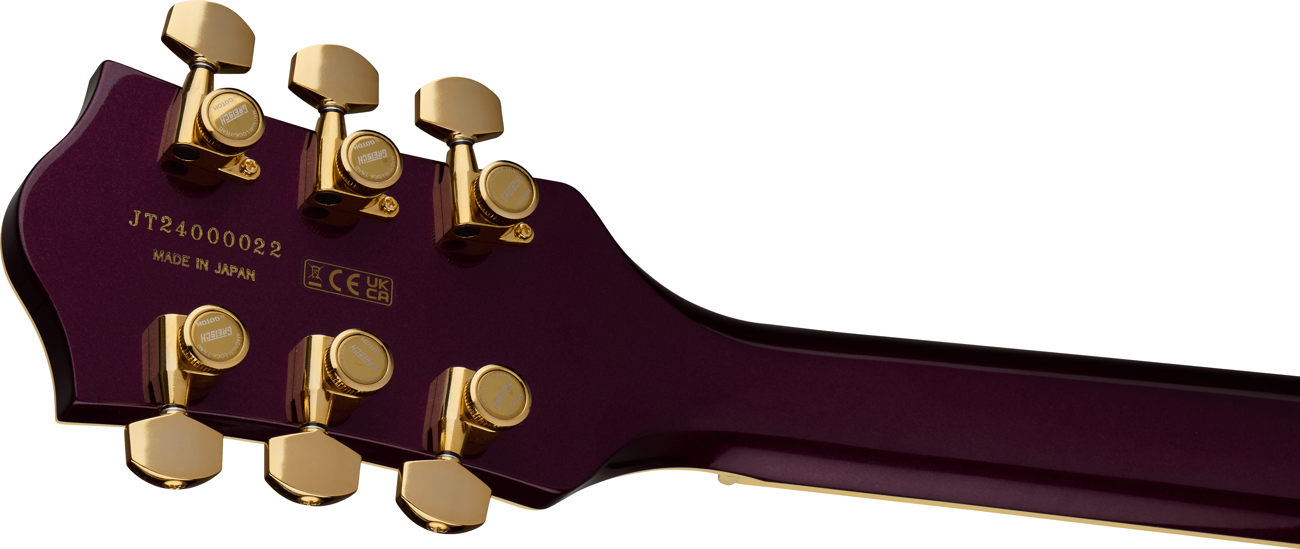 Gretsch Broadkaster® Jr. LX Center Block with String-Thru Bigsby® and Gold Hardware, Ebony Fingerboard, Blackberry