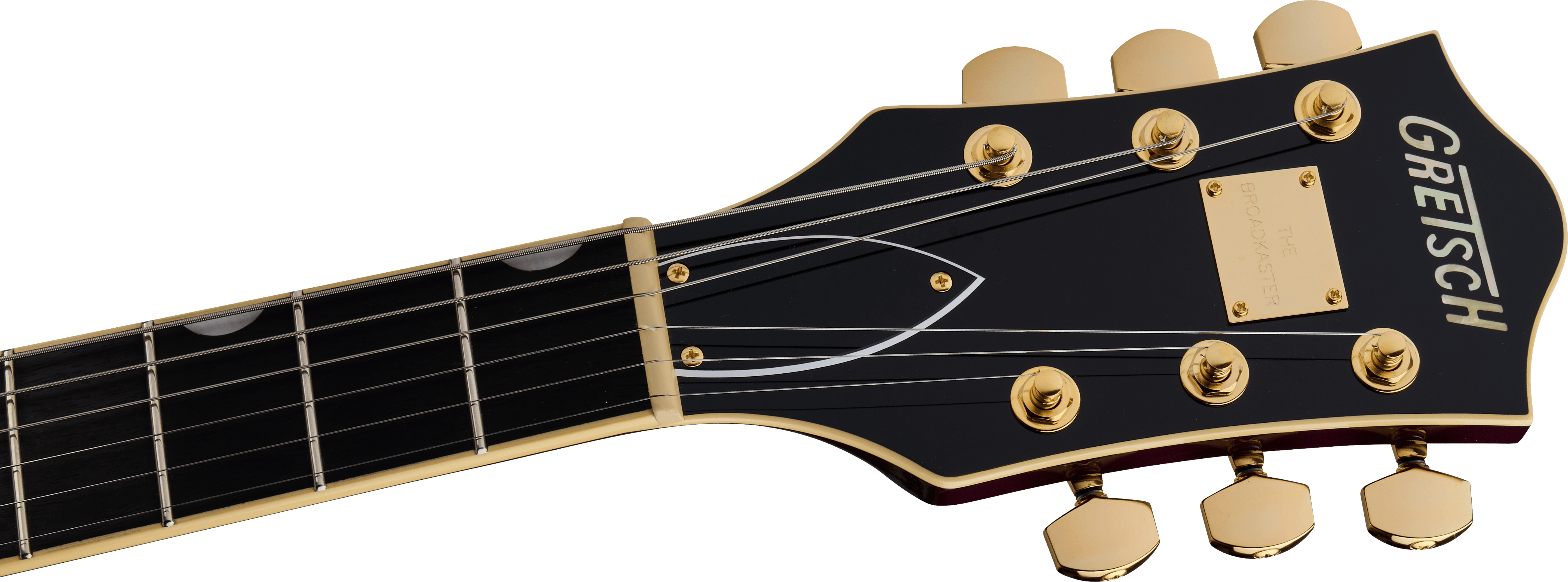 Gretsch Broadkaster® Jr. LX Center Block with String-Thru Bigsby® and Gold Hardware, Ebony Fingerboard, Blackberry