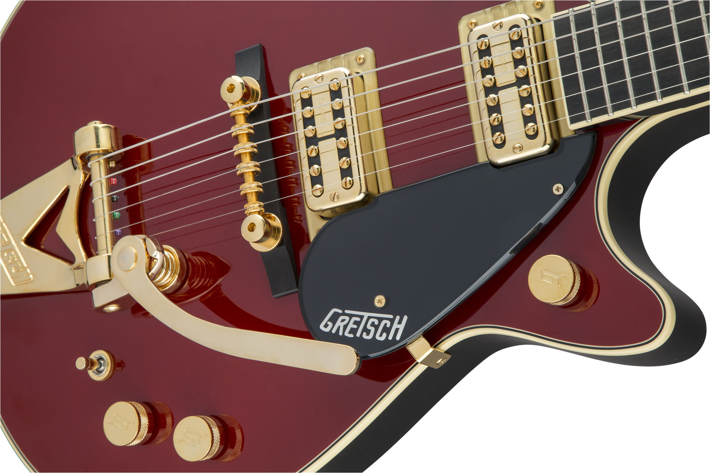 Gretsch G6131T-62 Vintage Select ’62 Jet™ with Bigsby®, TV Jones®, Vintage Firebird Red
