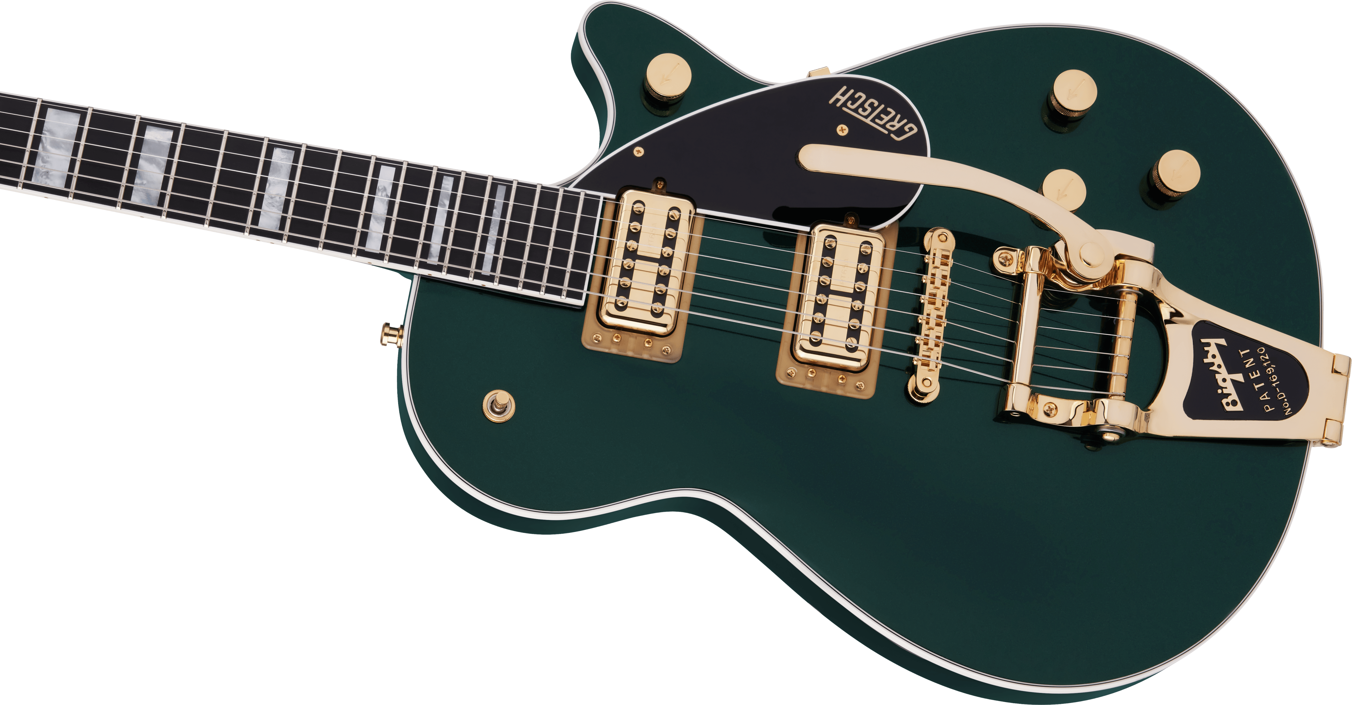 Gretsch G6228TG Players Edition Jet™ BT with Bigsby® and Gold Hardware, Ebony Fingerboard, Cadillac Green