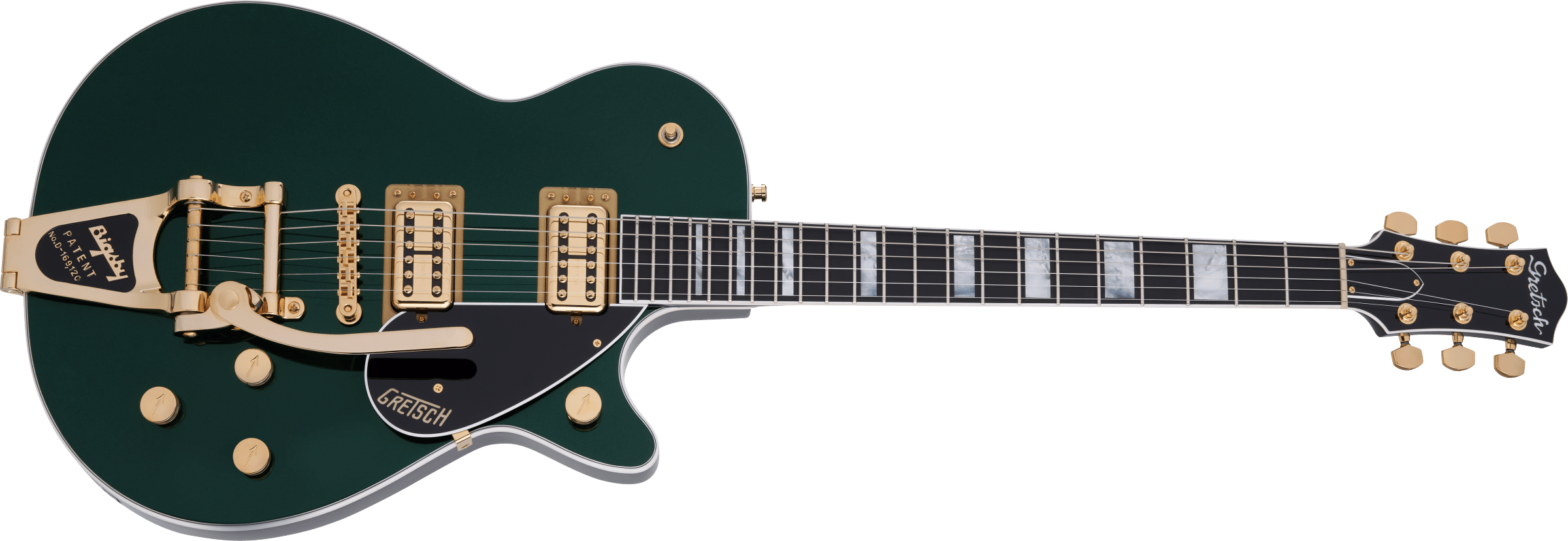 Gretsch G6228TG Players Edition Jet™ BT with Bigsby® and Gold Hardware, Ebony Fingerboard, Cadillac Green