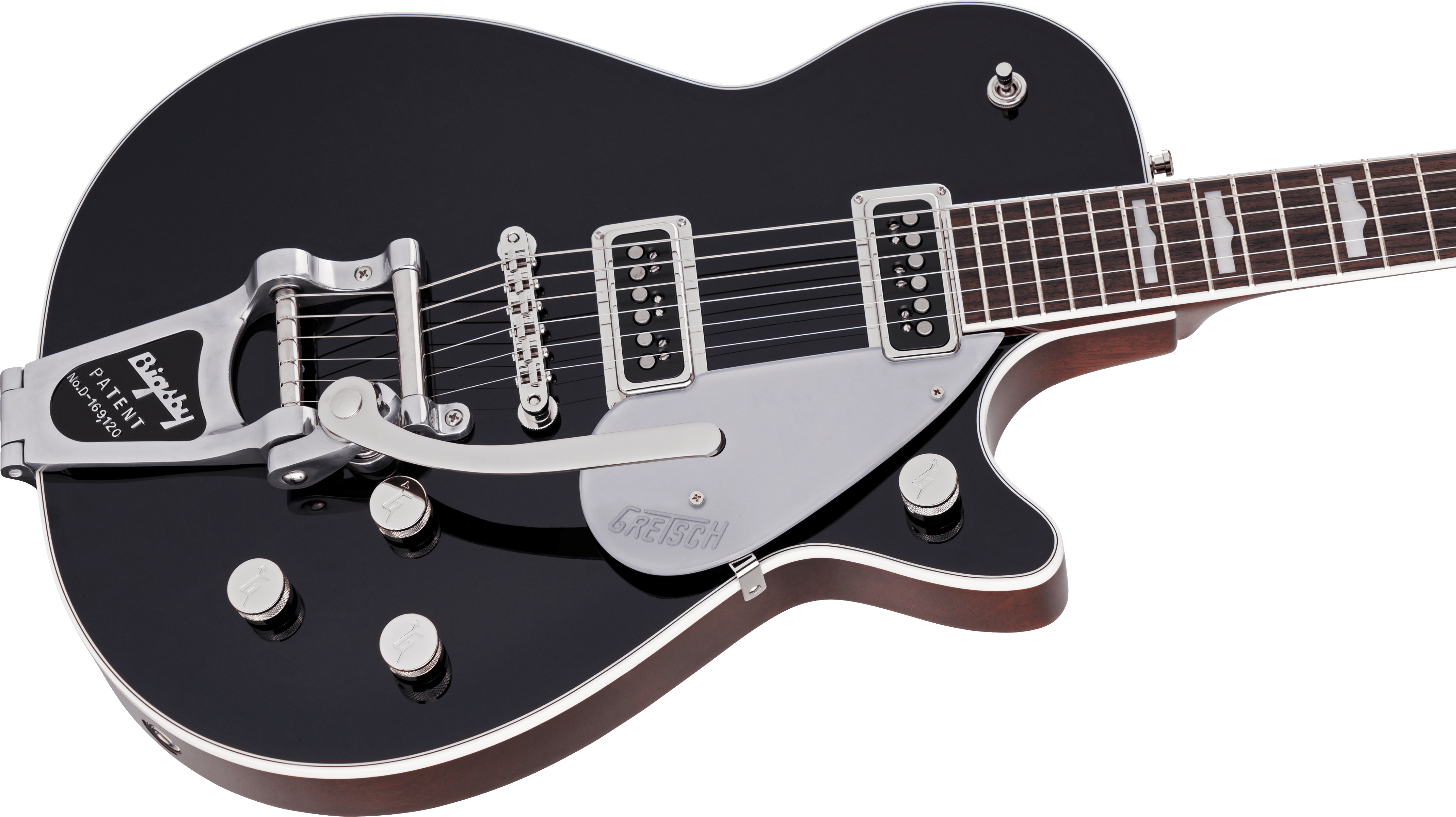 Gretsch G6128T Players Edition Jet™ DS with Bigsby®, Rosewood Fingerboard, Black