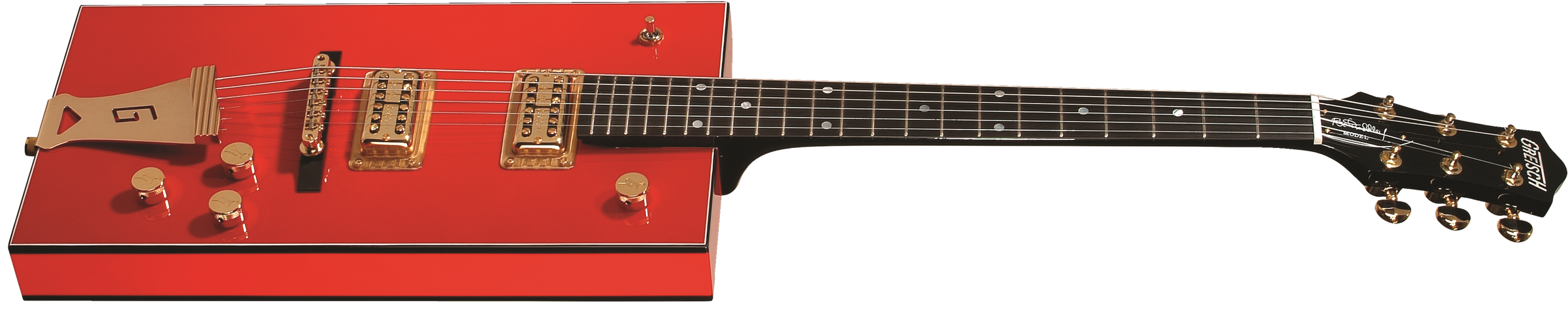 Gretsch G6138 Bo Diddley, "G" Cutout Tailpiece, Ebony Fingerboard, Firebird Red