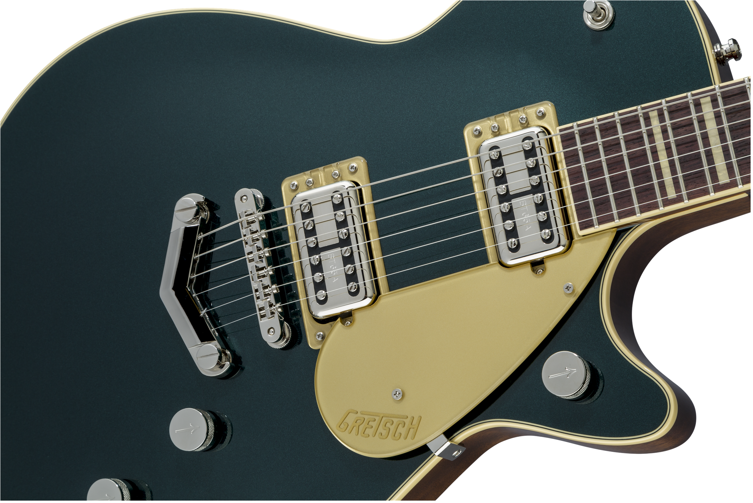 Gretsch G6228 Players Edition Jet™ BT with V-Stoptail, Rosewood Fingerboard, Cadillac Green
