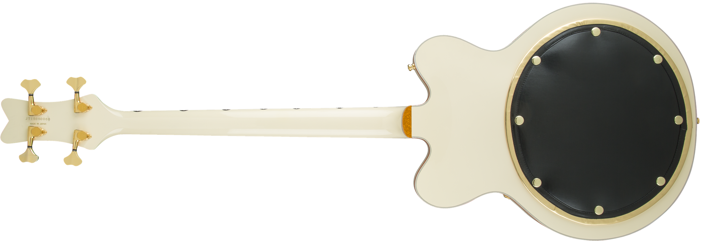 Gretsch G6136B-TP Tom Petersson Signature Falcon™ 4-String Bass with Cadillac Tailpiece, Rumble’Tron™ Pickup, Aged White Lacquer