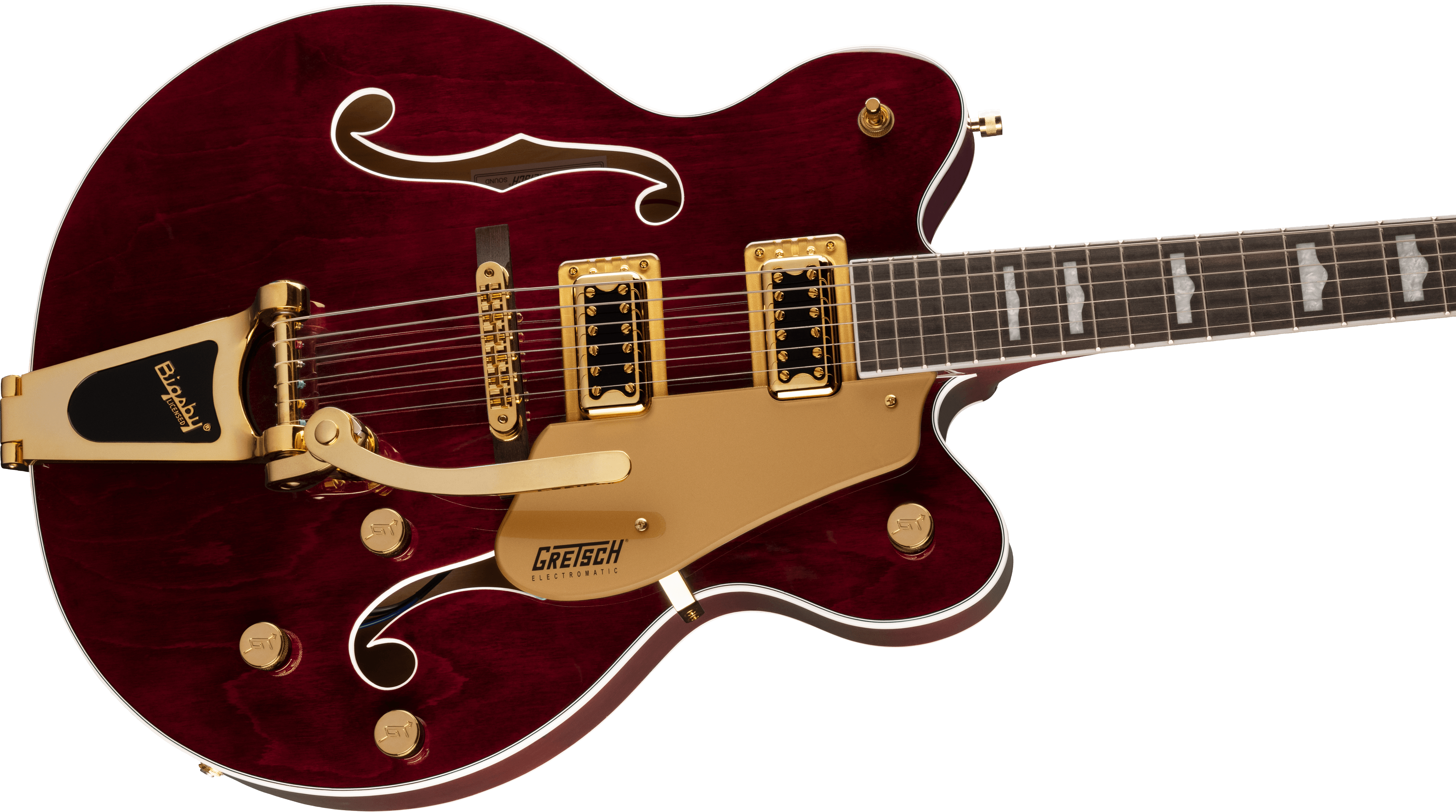 Gretsch G5422TG Electromatic® Classic Hollow Body Double-Cut with Bigsby® and Gold Hardware, Laurel Fingerboard, Walnut Stain