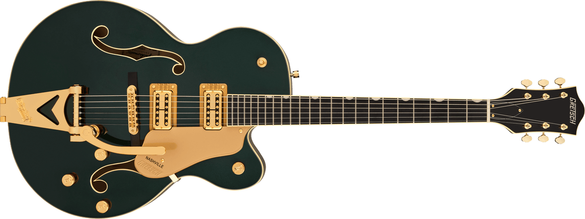 Gretsch Synchromatic™ Nashville™ Hollow Body Single-Cut with Bigsby®, Ebony Fingerboard, Cadillac Green