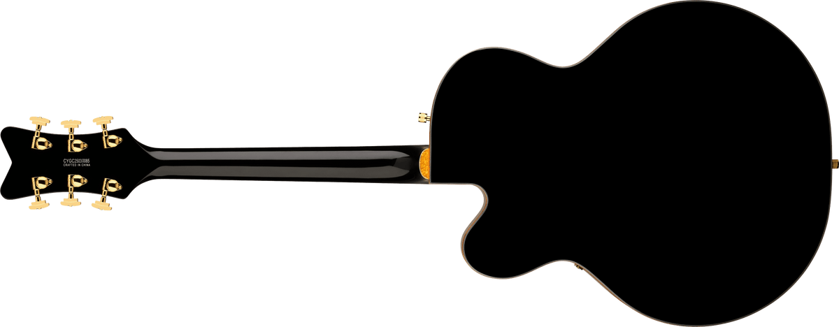 Gretsch Synchromatic™ Falcon™ Hollow Body Single-Cut with Bigsby®, Ebony Fingerboard, Black