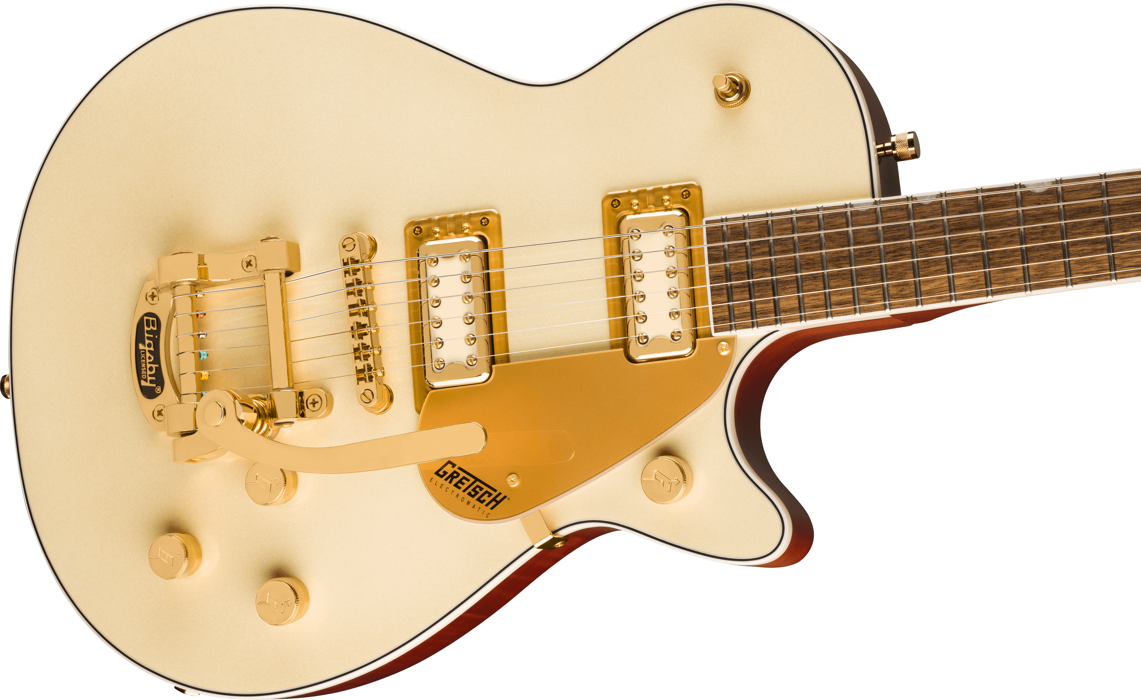 Gretsch Electromatic® Pristine LTD Jet™ Single-Cut with Bigsby®, Laurel Fingerboard, White Gold