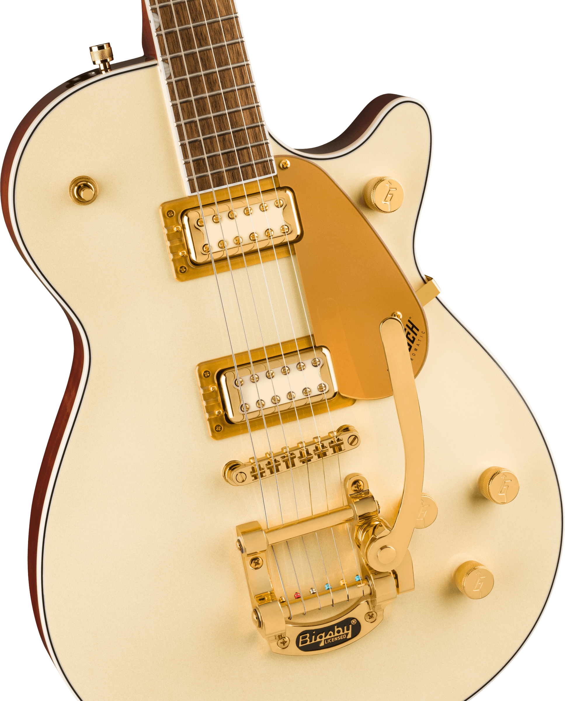 Gretsch Electromatic® Pristine LTD Jet™ Single-Cut with Bigsby®, Laurel Fingerboard, White Gold