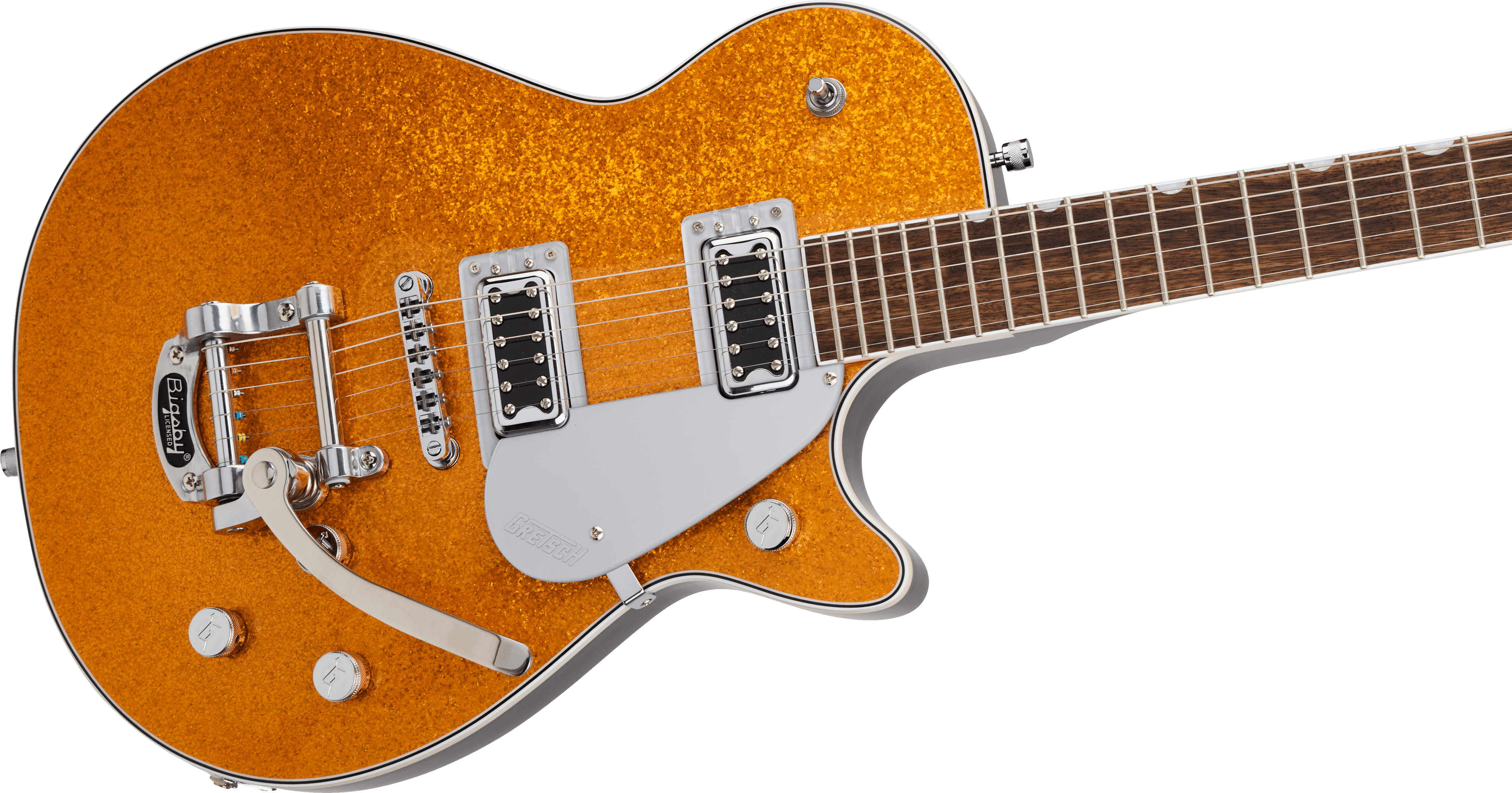 Gretsch G5230T Electromatic® Sparkle Jet™ FT Single-Cut with Bigsby®, Laurel Fingerboard, Gold Sparkle