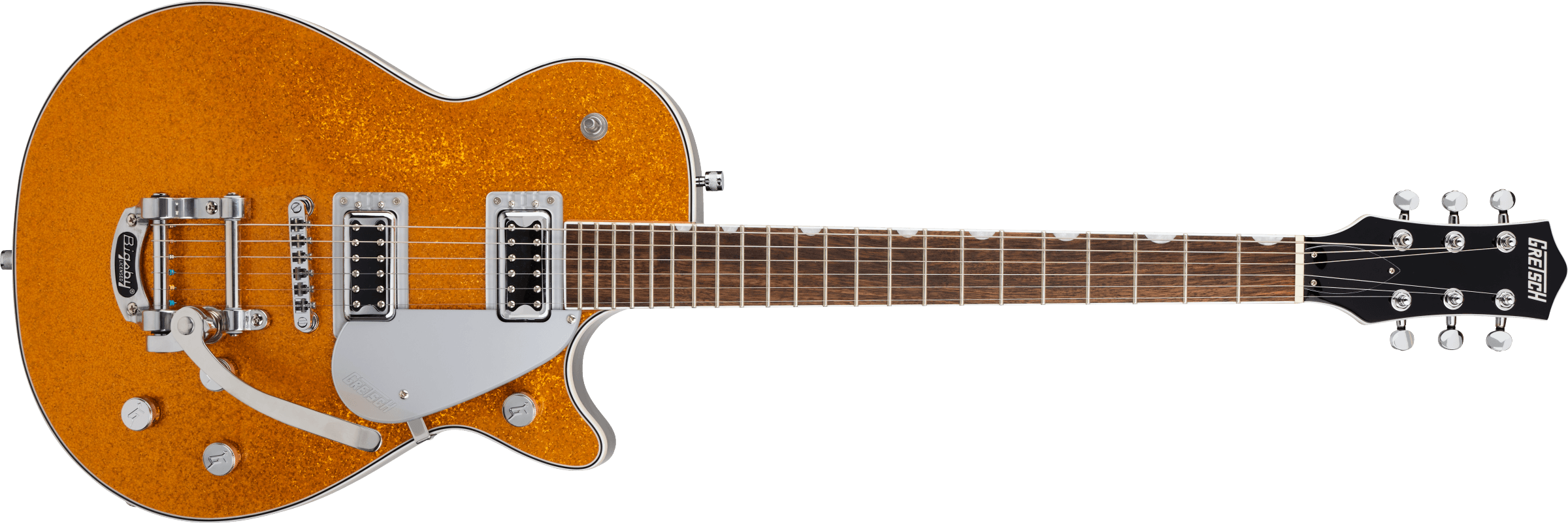 Gretsch G5230T Electromatic® Sparkle Jet™ FT Single-Cut with Bigsby®, Laurel Fingerboard, Gold Sparkle