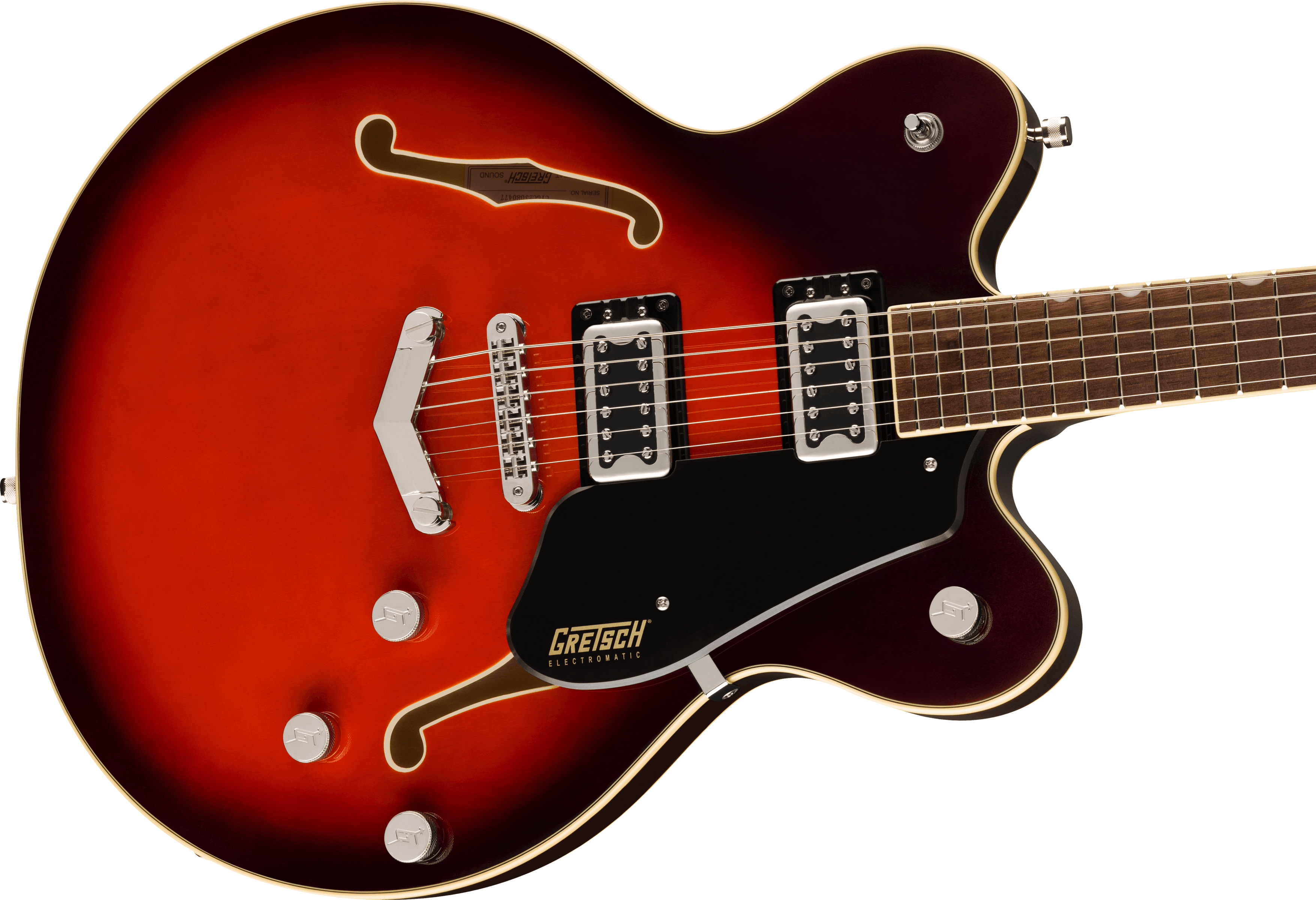 Gretsch G5622 Electromatic® Center Block Double-Cut with V-Stoptail, Laurel Fingerboard, Claret Burst