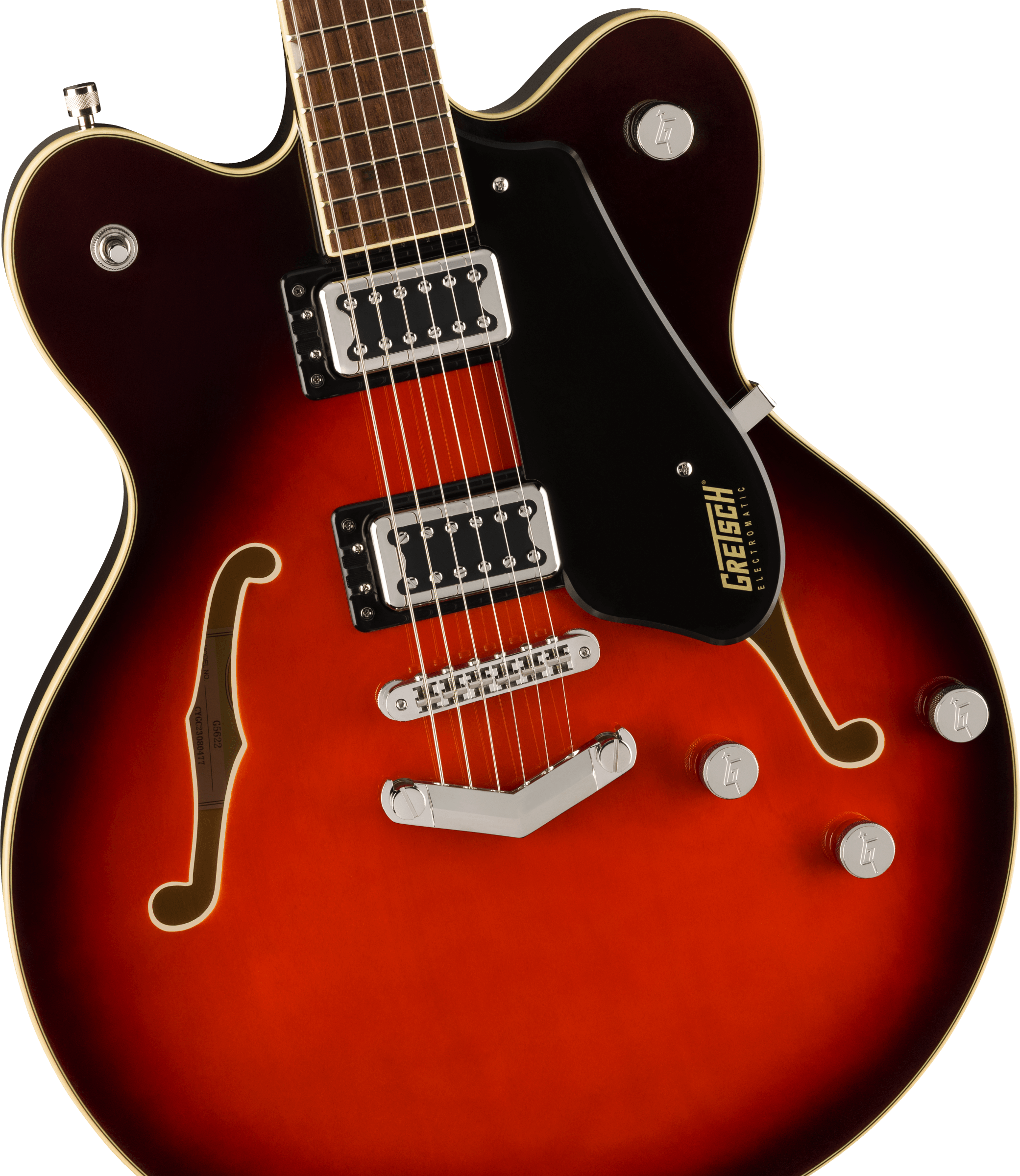 Gretsch G5622 Electromatic® Center Block Double-Cut with V-Stoptail, Laurel Fingerboard, Claret Burst
