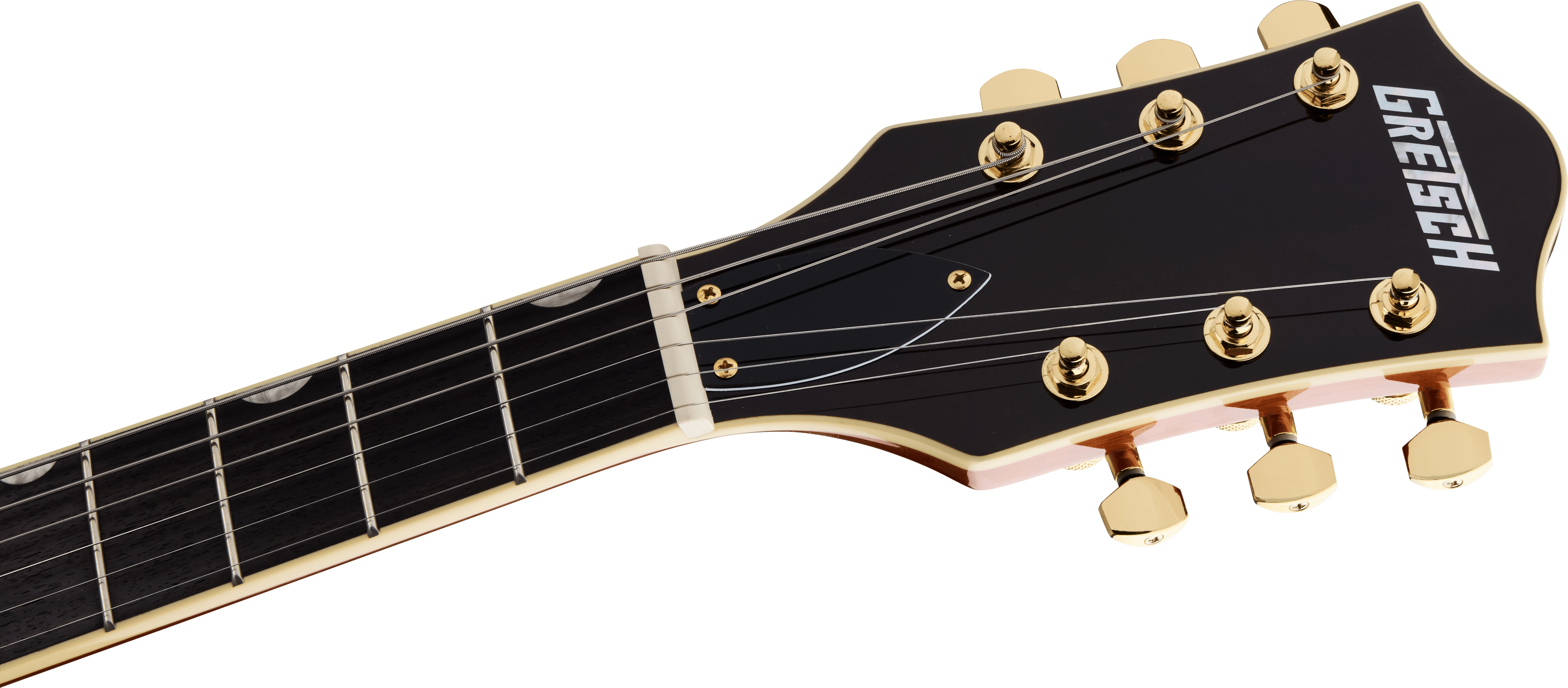 Gretsch Electromatic® LTD Flame Okoume Broadkaster® Double-Cut with Bigsby®, Rosewood Fingerboard, Roundup Orange