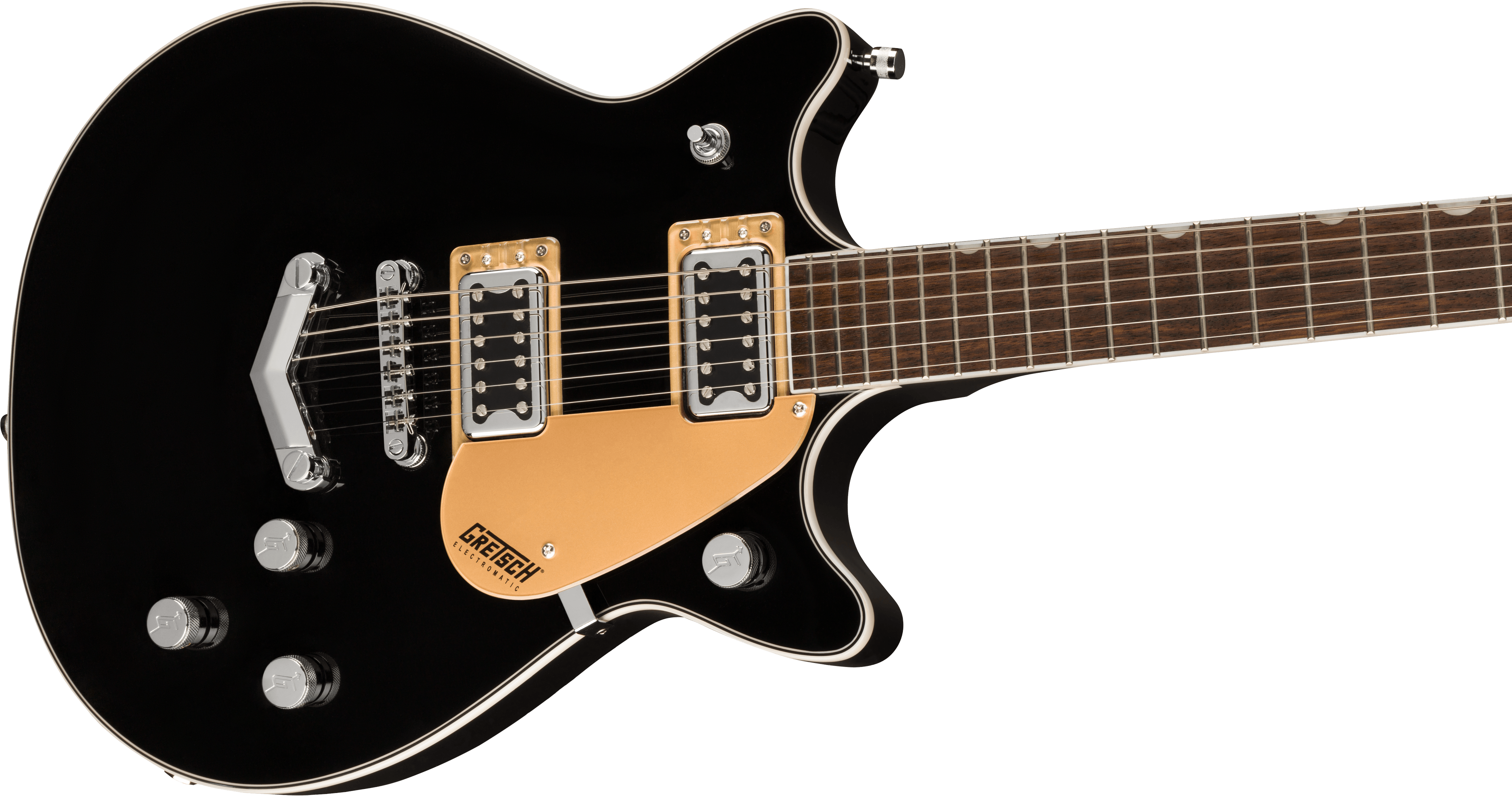 Gretsch G5222 Electromatic® Double Jet™ BT with V-Stoptail, Laurel Fingerboard, Black