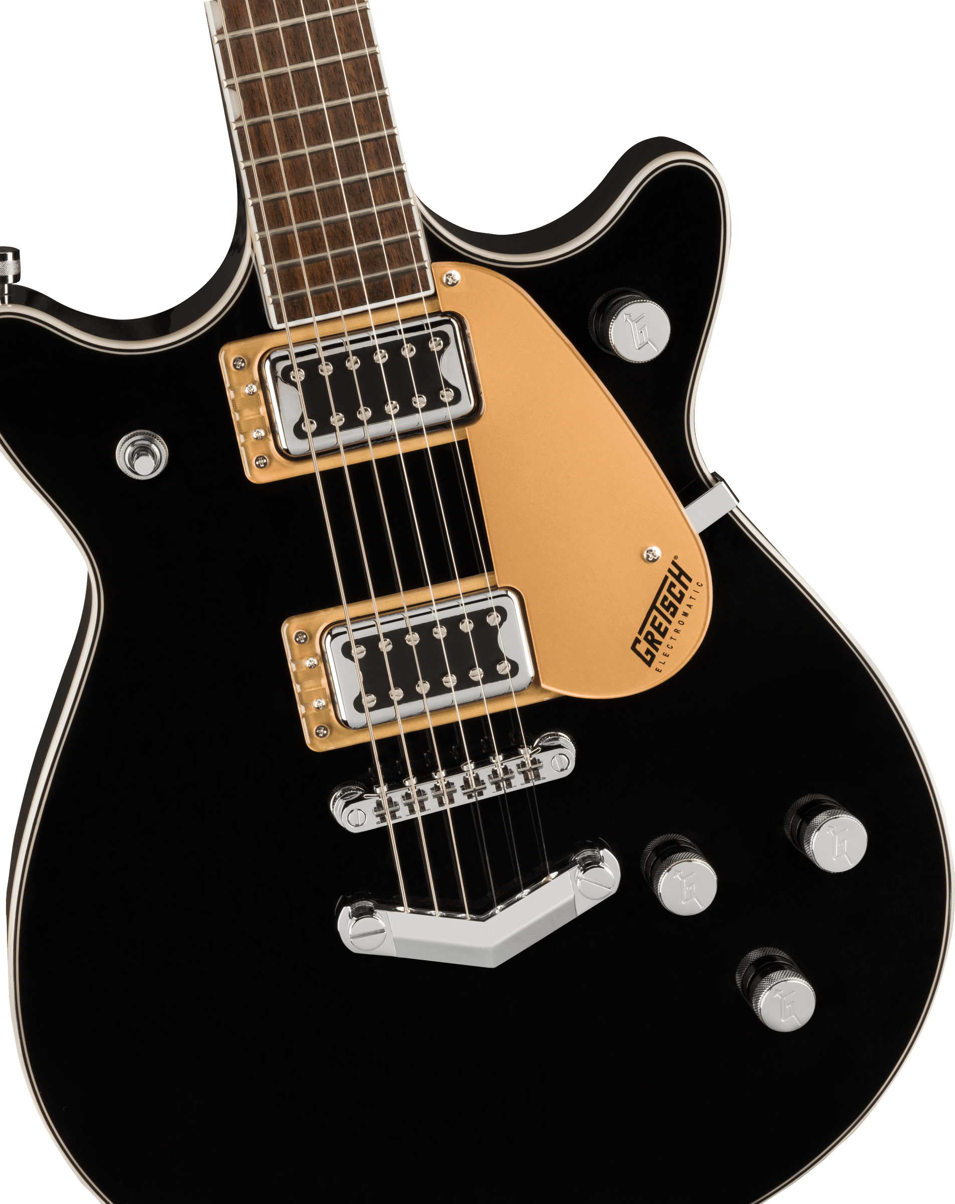 Gretsch G5222 Electromatic® Double Jet™ BT with V-Stoptail, Laurel Fingerboard, Black