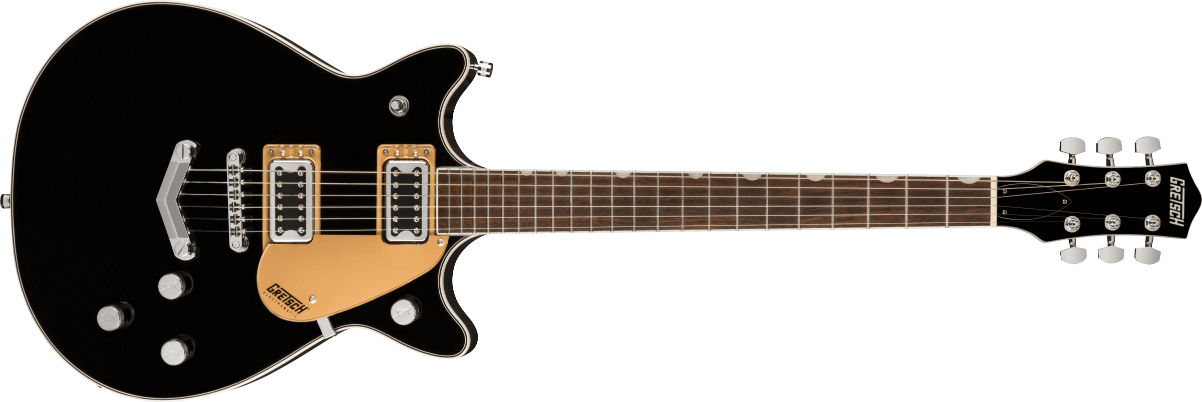 Gretsch - G5222 Electromatic® Double Jet™ BT with V-Stoptail, Laurel Fingerboard, Black