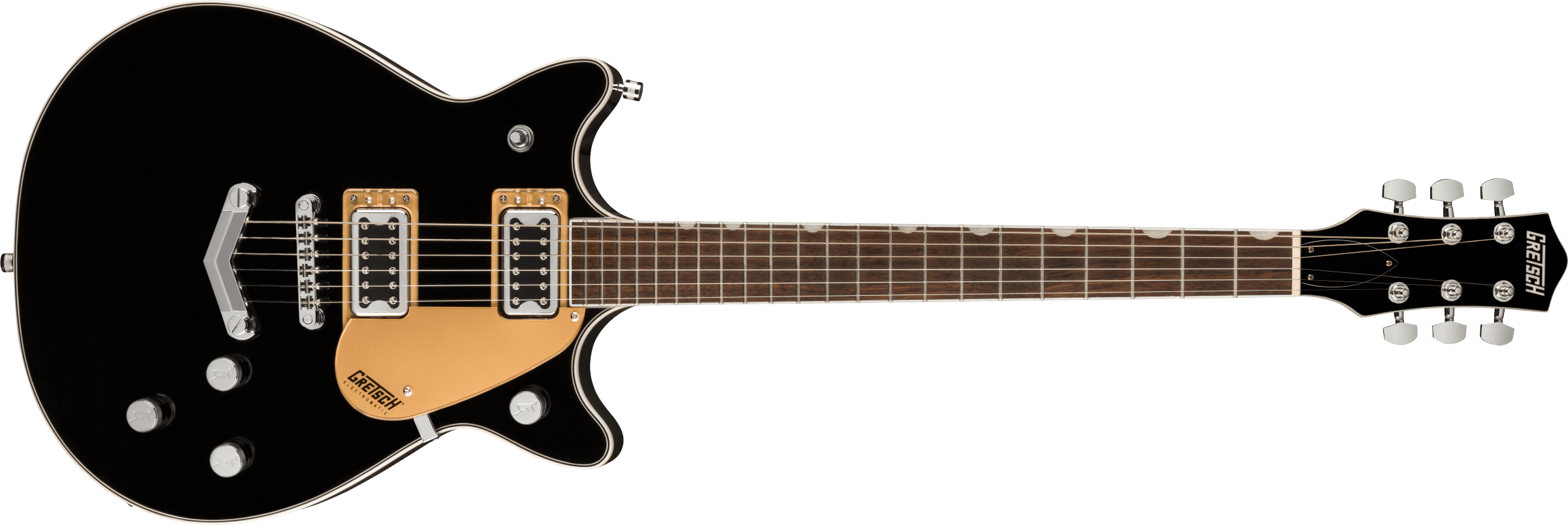 Gretsch G5222 Electromatic® Double Jet™ BT with V-Stoptail, Laurel Fingerboard, Black