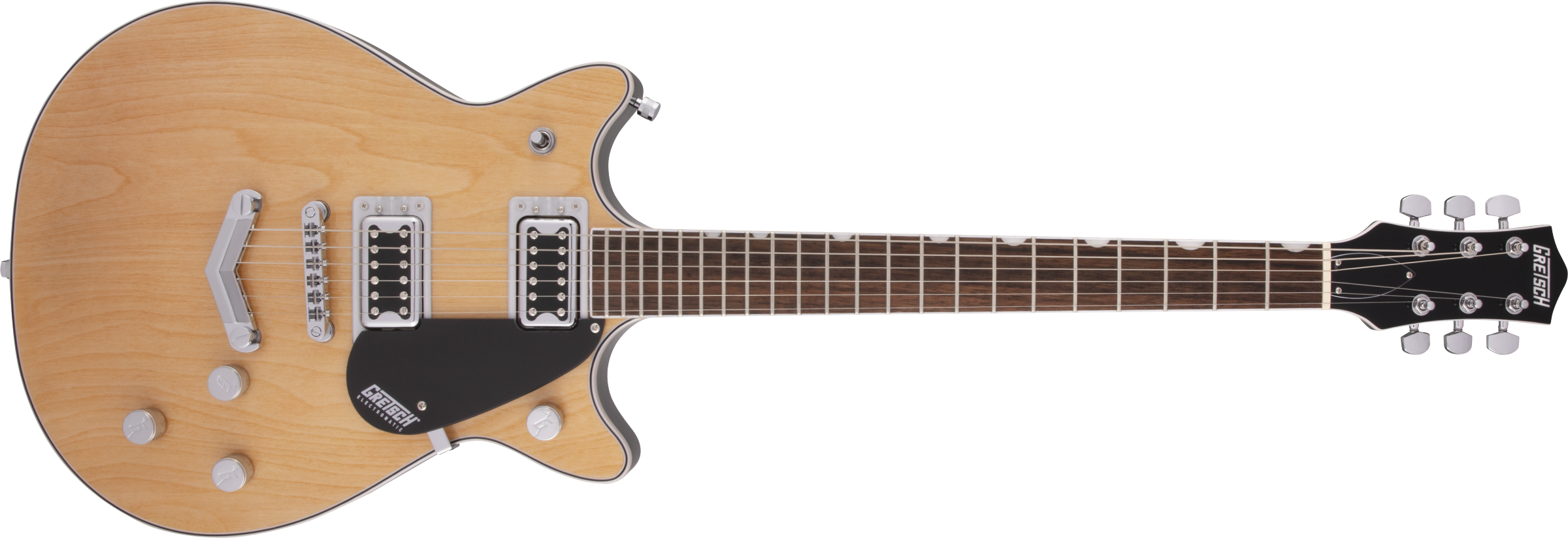 Gretsch G5222 Electromatic® Double Jet™ BT with V-Stoptail, Laurel Fingerboard, Aged Natural