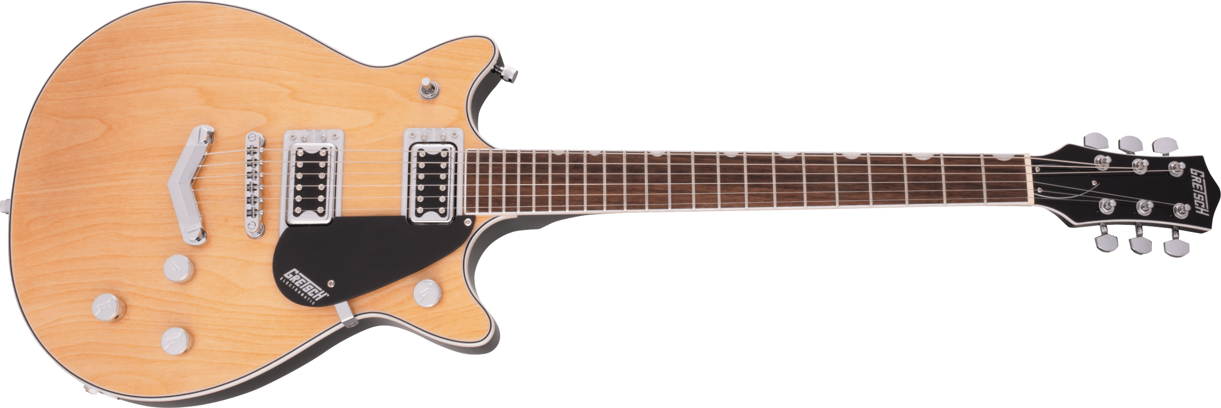 Gretsch G5222 Electromatic® Double Jet™ BT with V-Stoptail, Laurel Fingerboard, Aged Natural