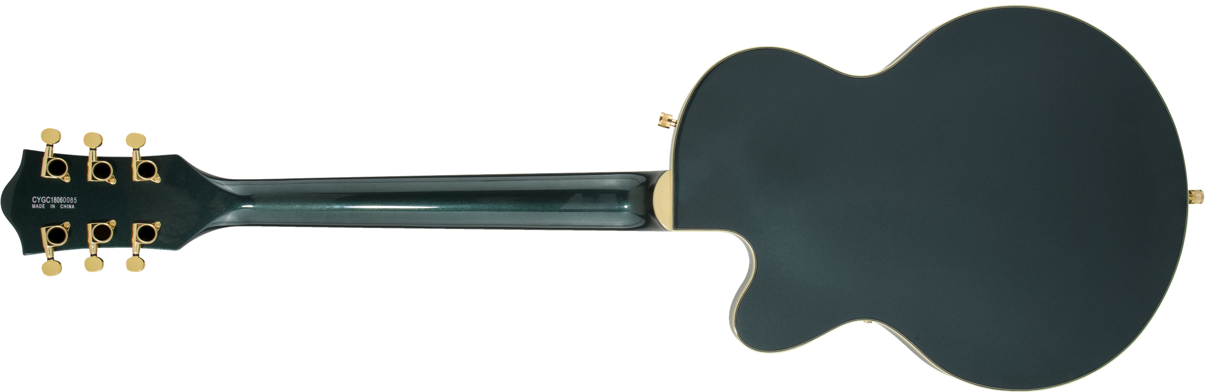 Gretsch G5655TG Electromatic® Center Block Jr. Single-Cut with Bigsby® and Gold Hardware, Laurel Fingerboard, Cadillac Green