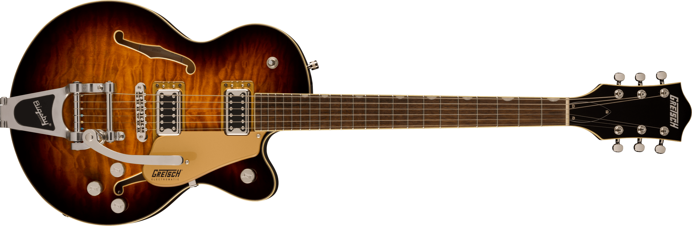 Gretsch G5655T-QM Electromatic® Center Block Jr. Single-Cut Quilted Maple with Bigsby®, Sweet Tea