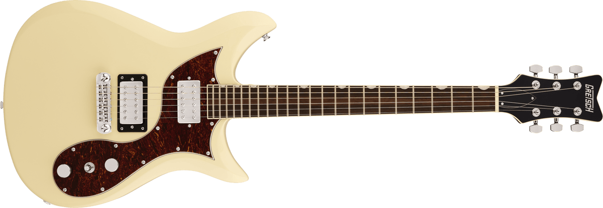 Gretsch Electromatic® CVT Double-Cut with Wraparound, Laurel Fingerboard, Vintage White
