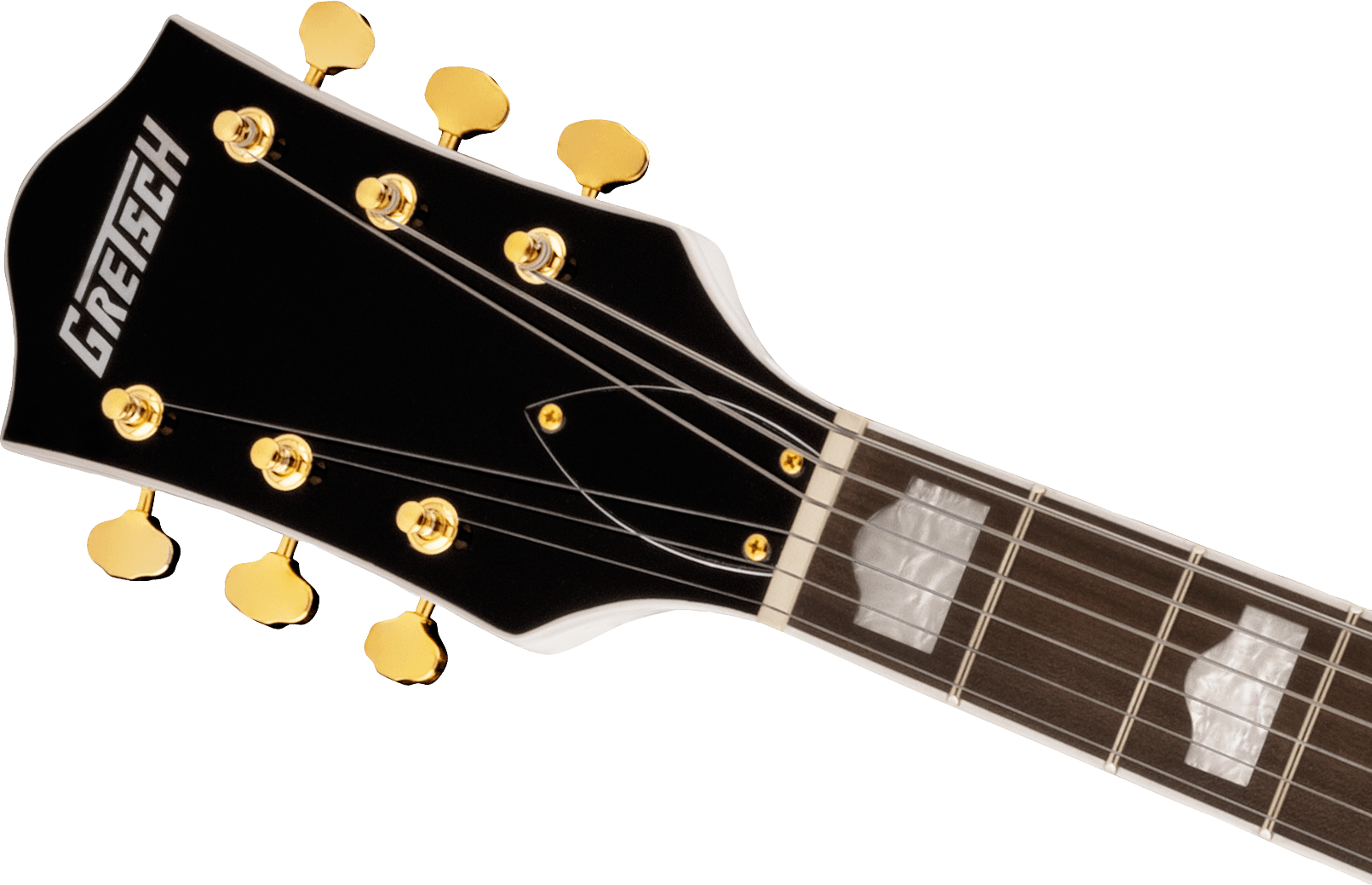 Gretsch G5422GLH Electromatic® Classic Hollow Body Double-Cut with Gold Hardware, Left-Handed, Laurel Fingerboard, Snowcrest White